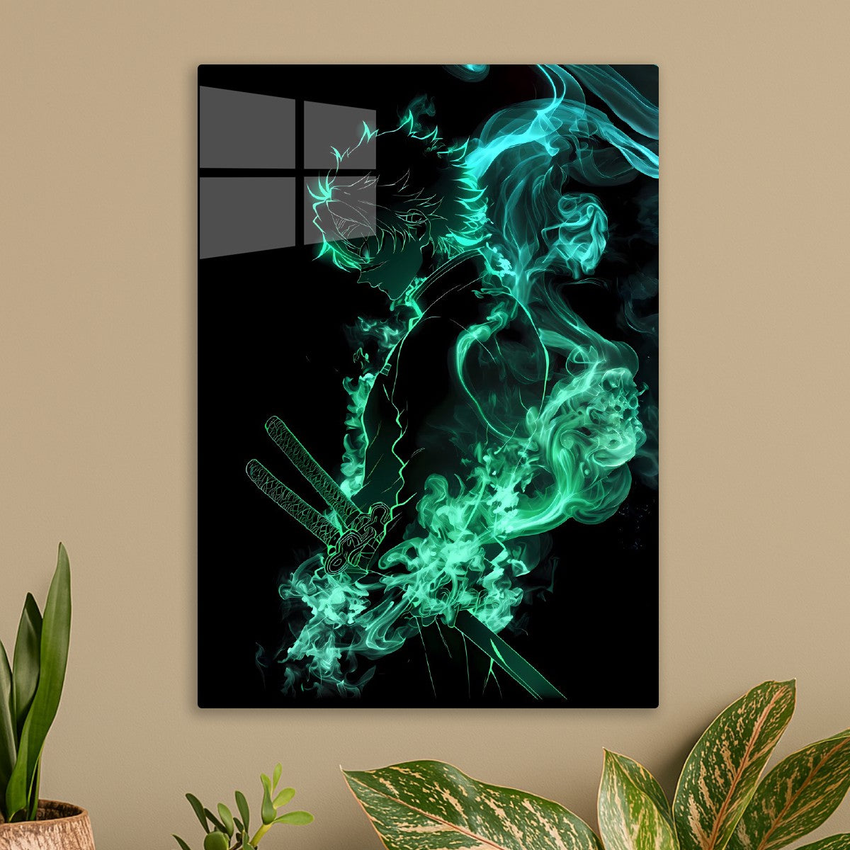 Sanemi Shinazugawa double sword style, Demon Slayer Kimetsu no Yaiba