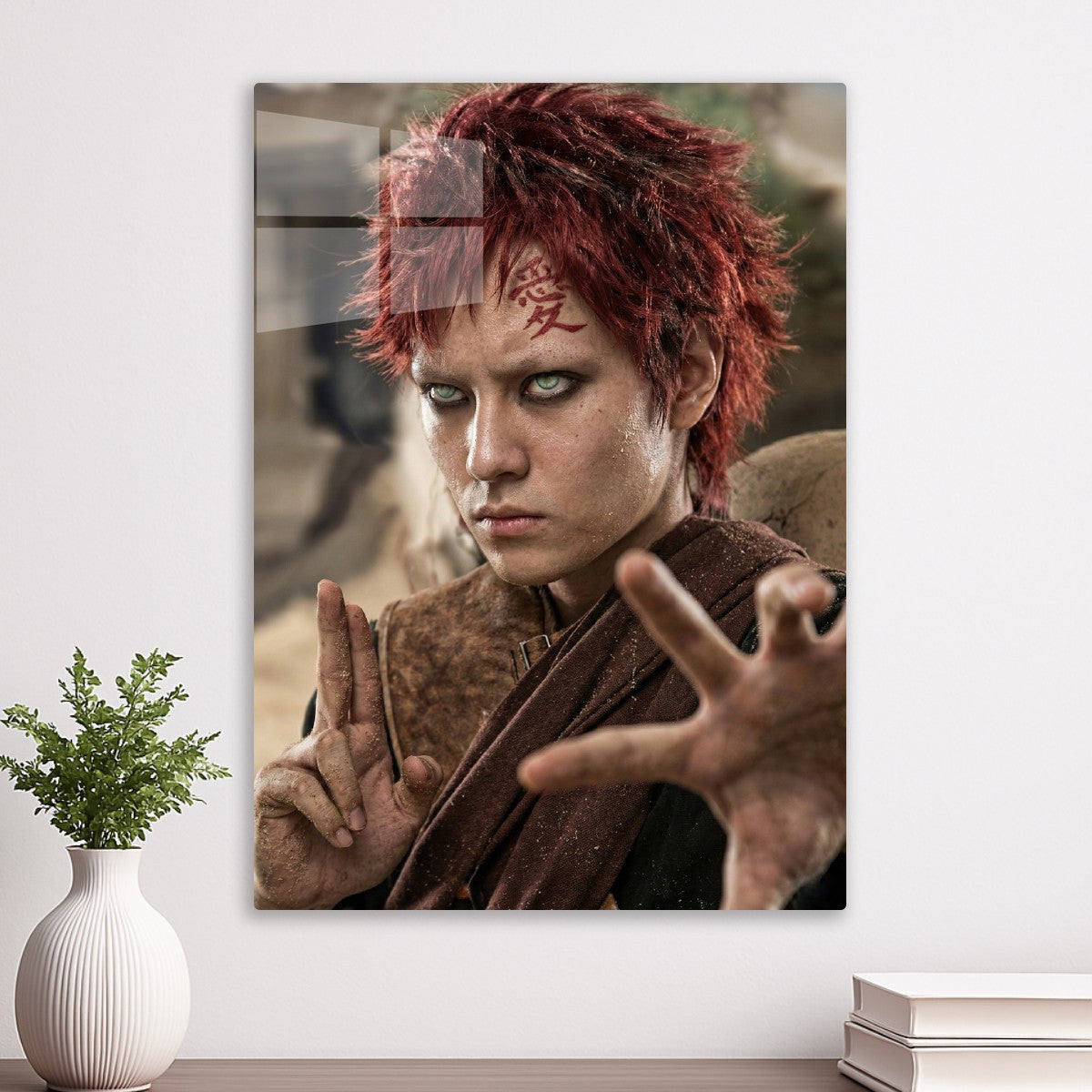 Gaara of the Sand realistic portrait, Naruto Shippuden