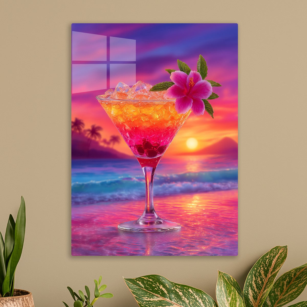 Tropical Sunset Cocktail