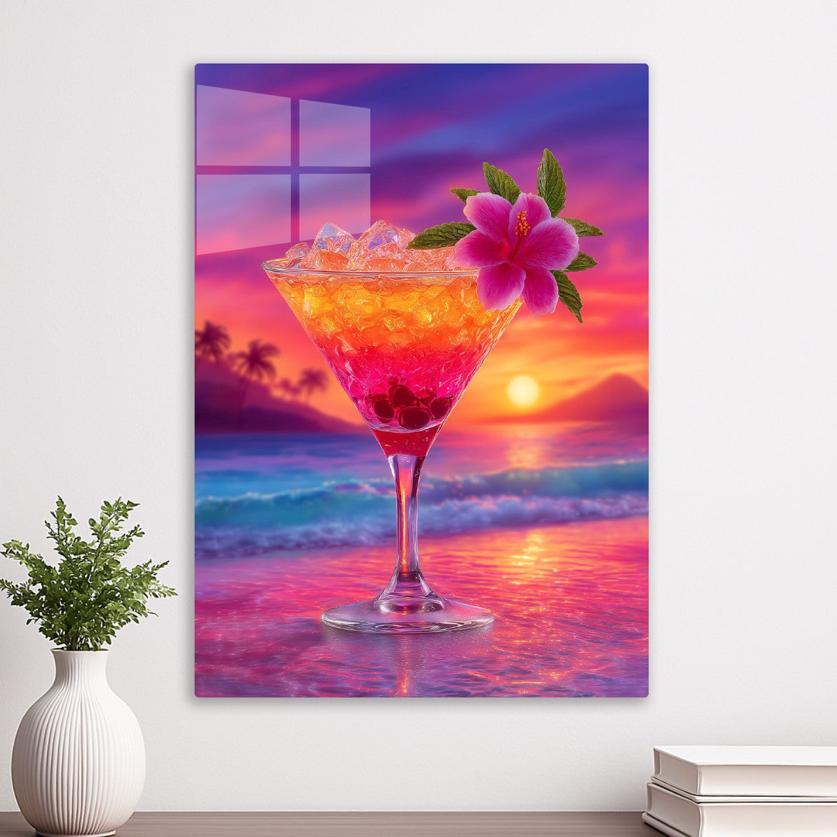 Tropical Sunset Cocktail