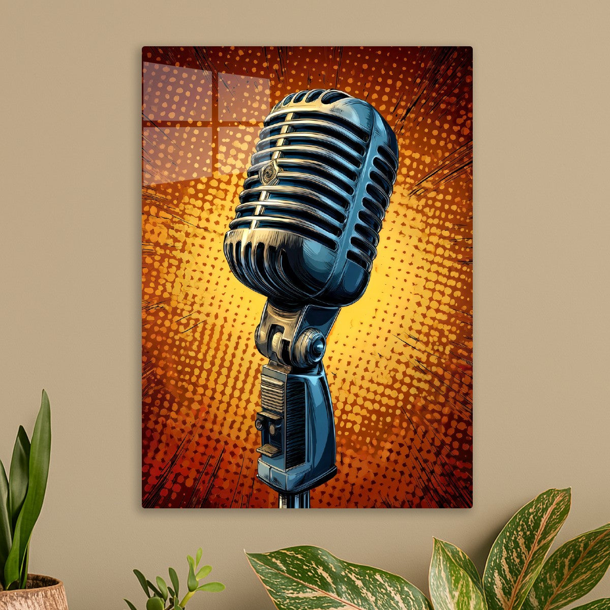 Microphone Pop Art