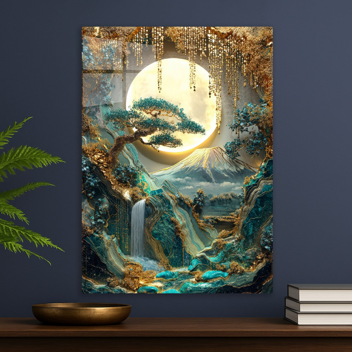 Golden Japanese Landscape