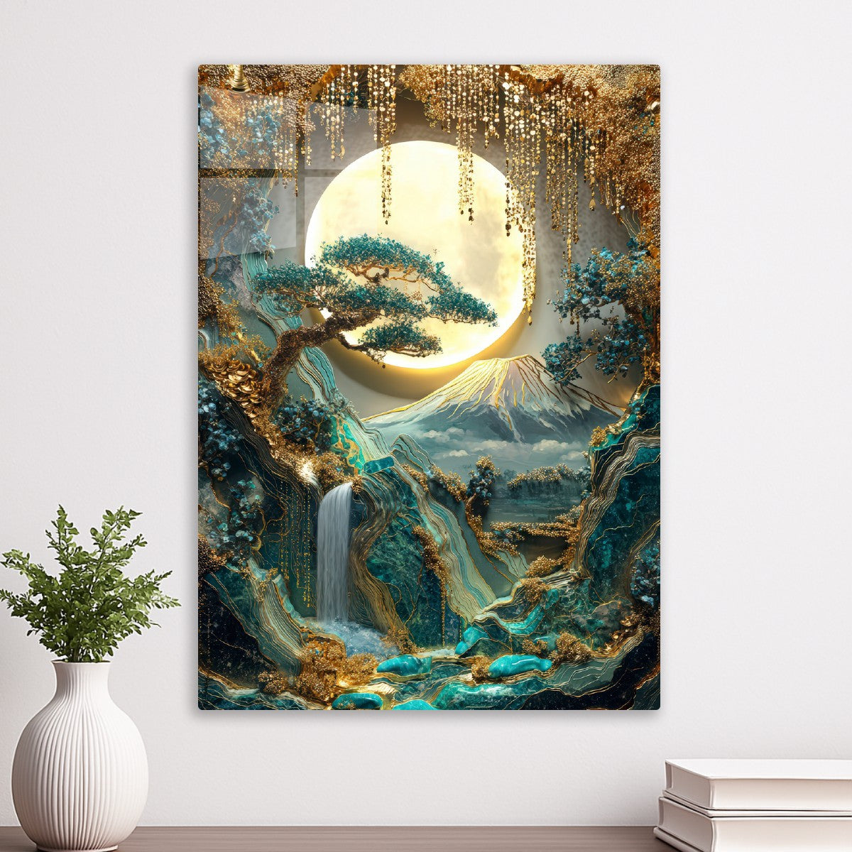 Golden Japanese Landscape