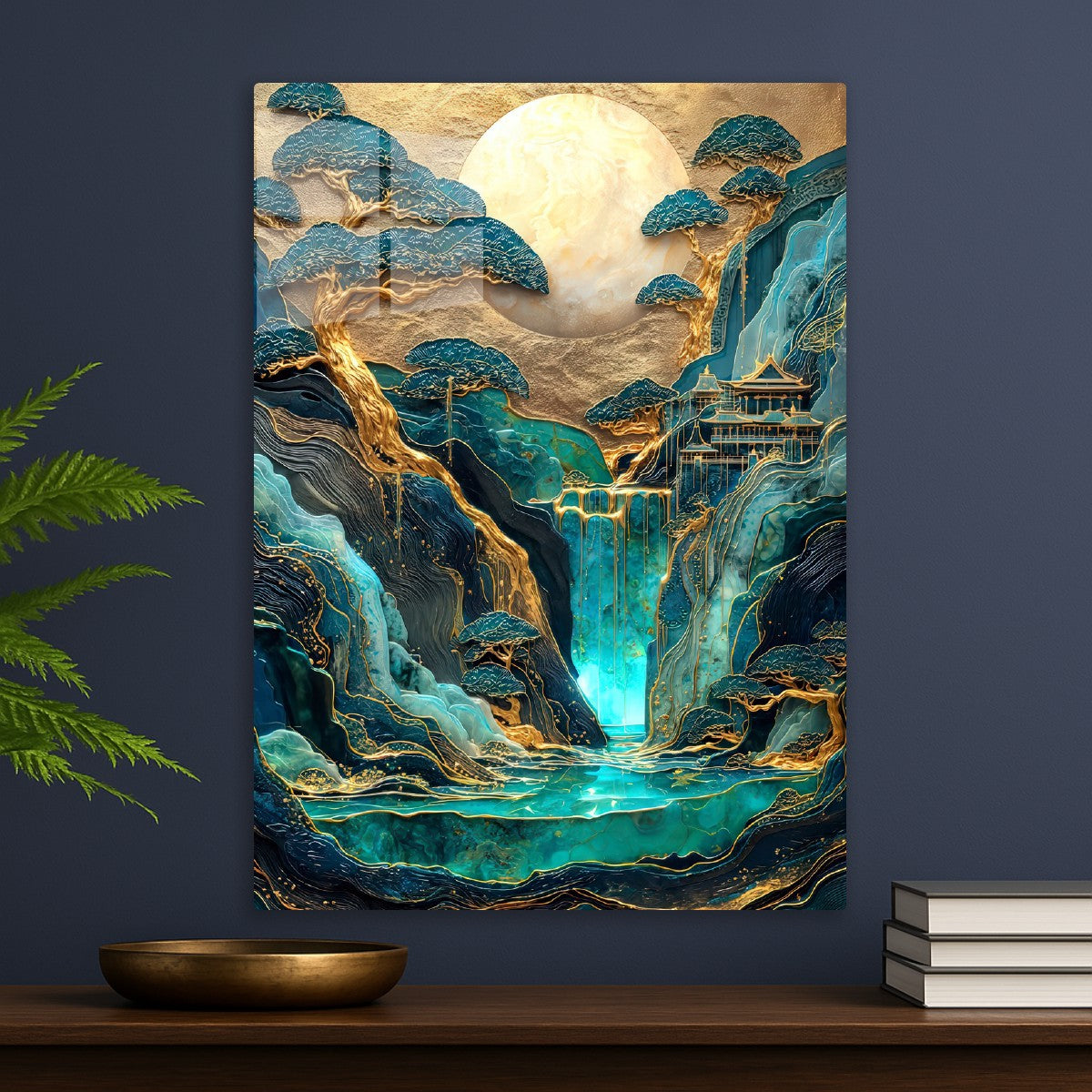 Golden Japanese Landscape