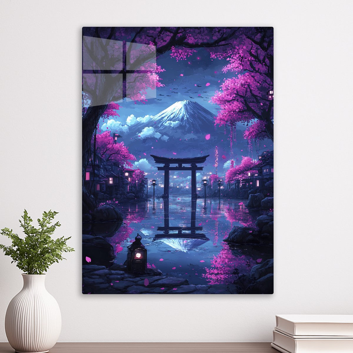 Neon Japanese Landscape