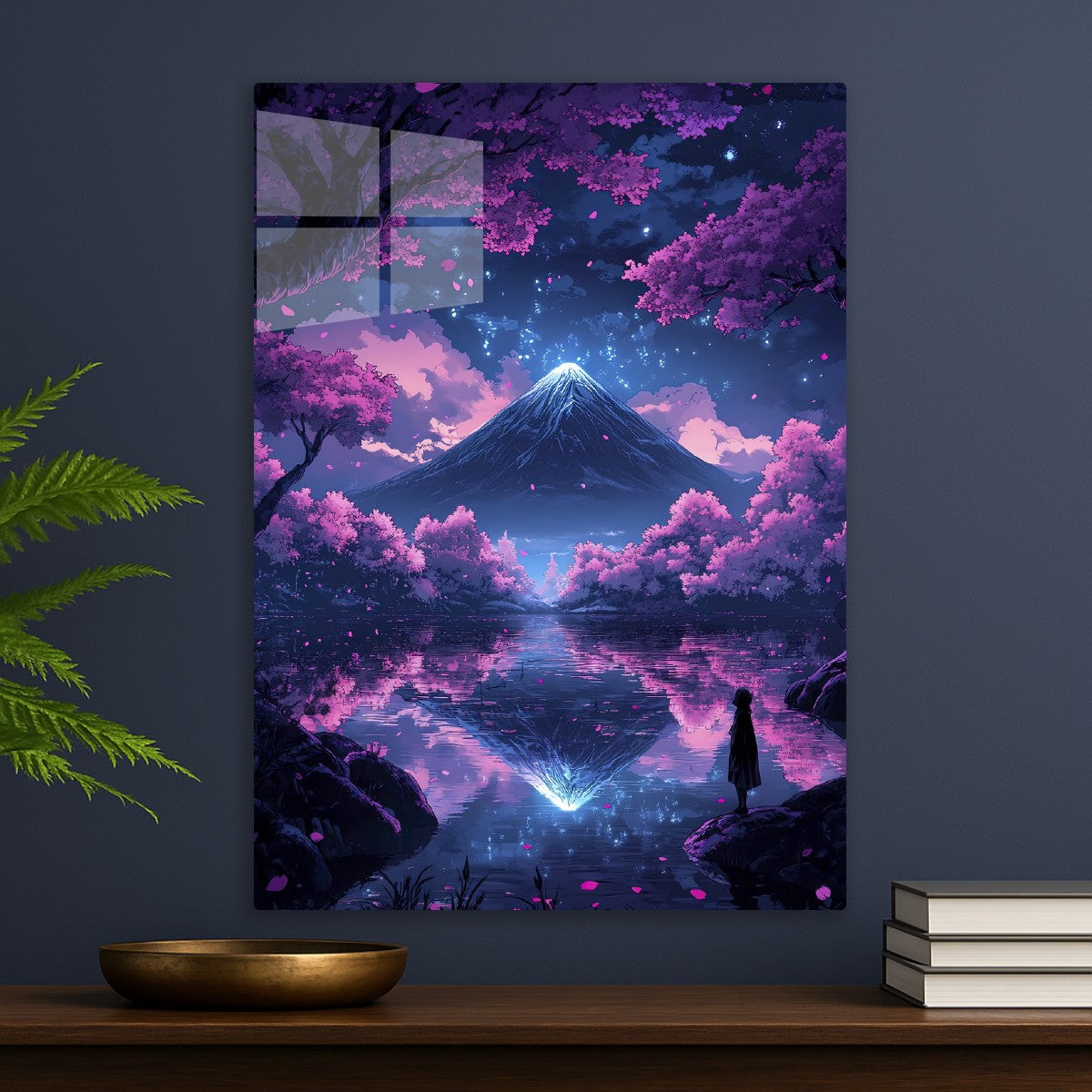 Neon Japanese Fantasy Landscape