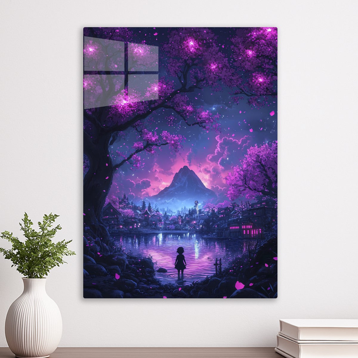 Neon Japanese Landscape