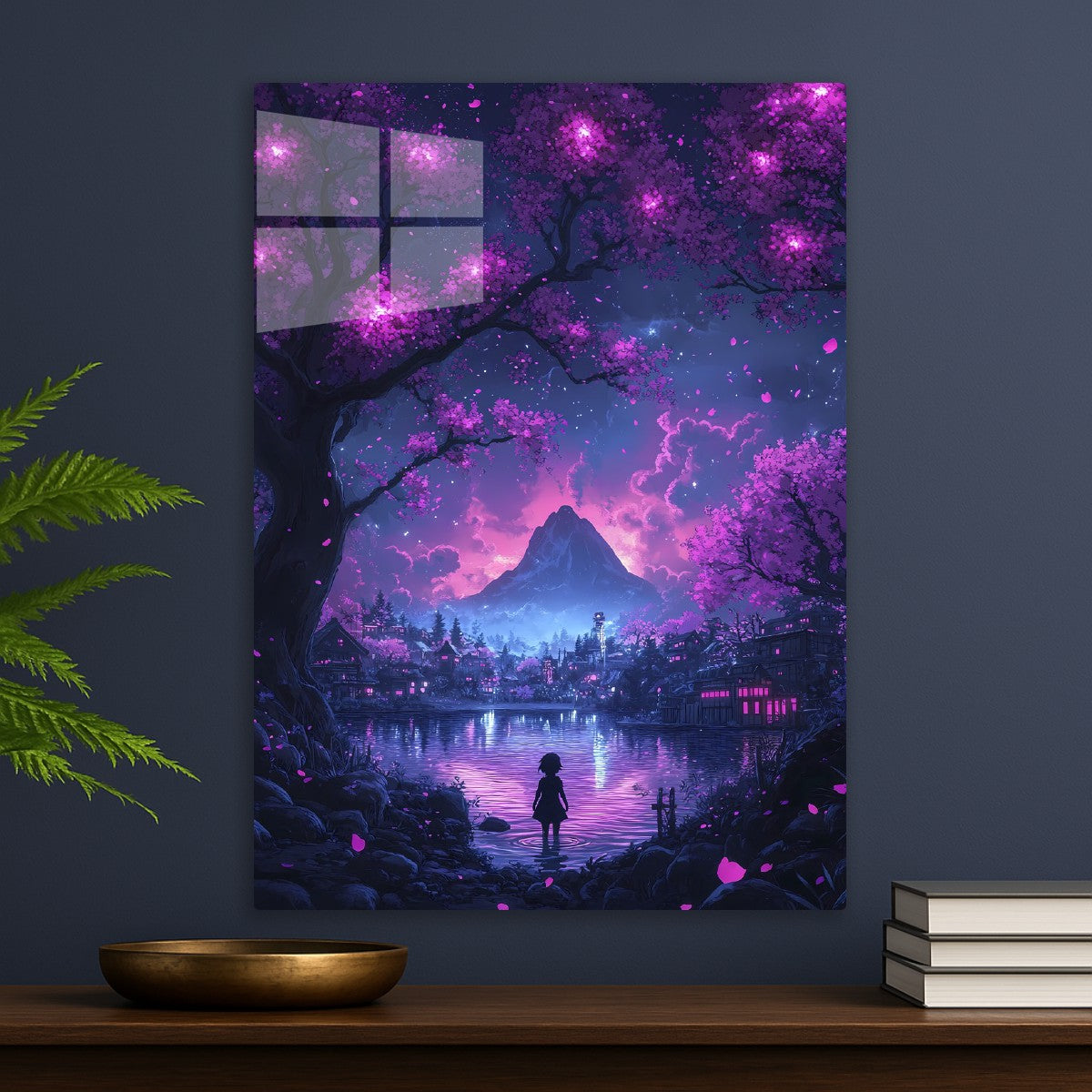 Neon Japanese Landscape