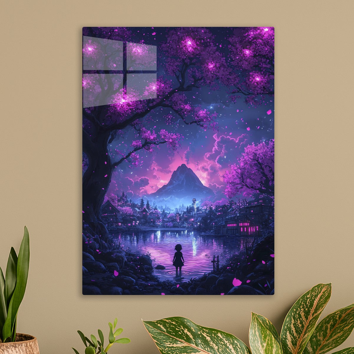 Neon Japanese Landscape