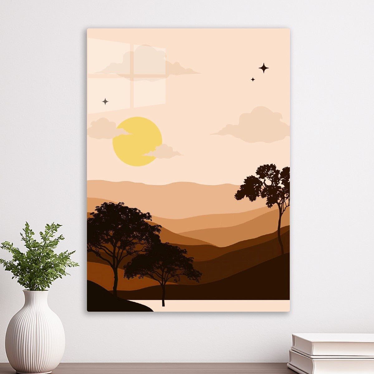 Golden Sunset Hills – Minimal 