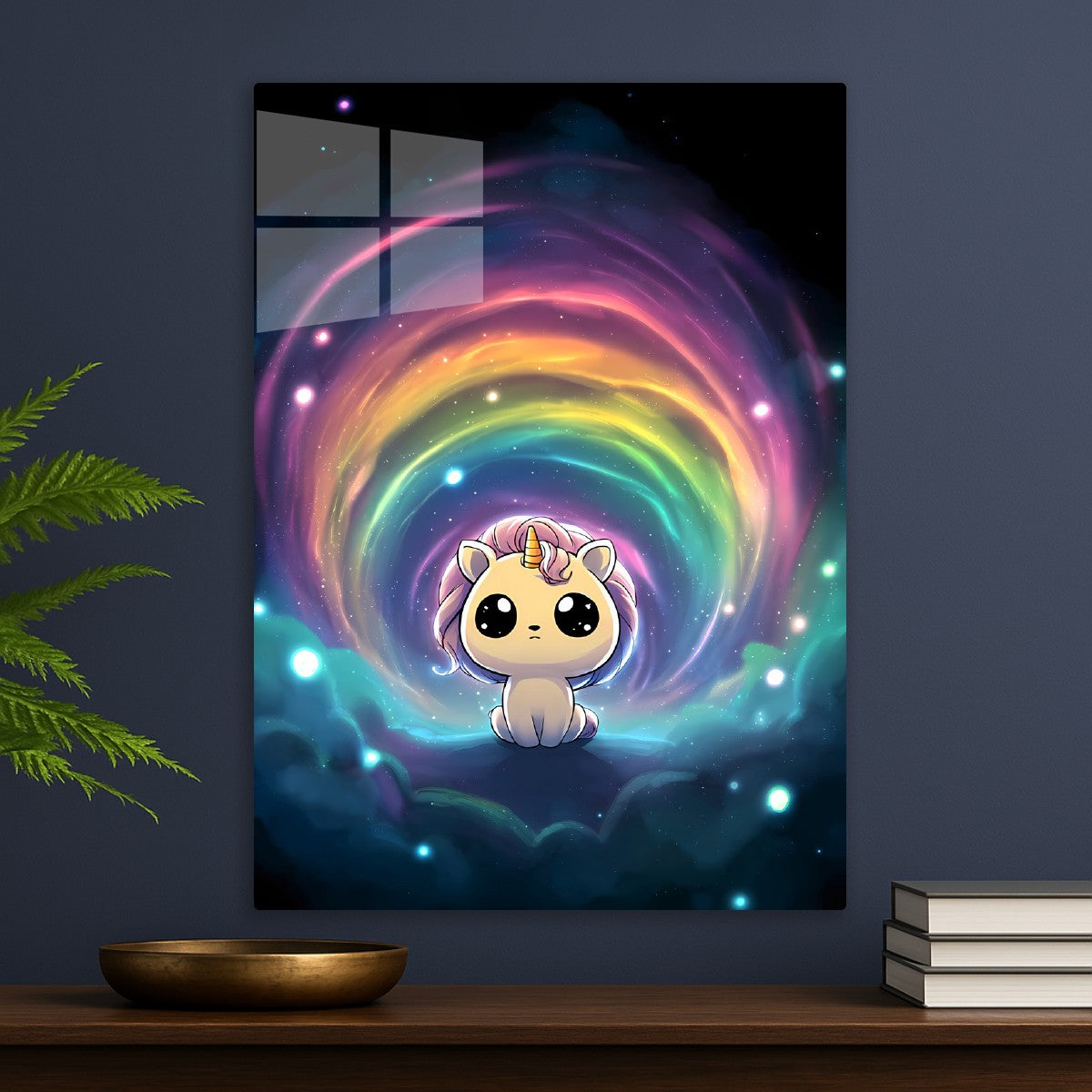 Cute Unicorn Rainbow Space