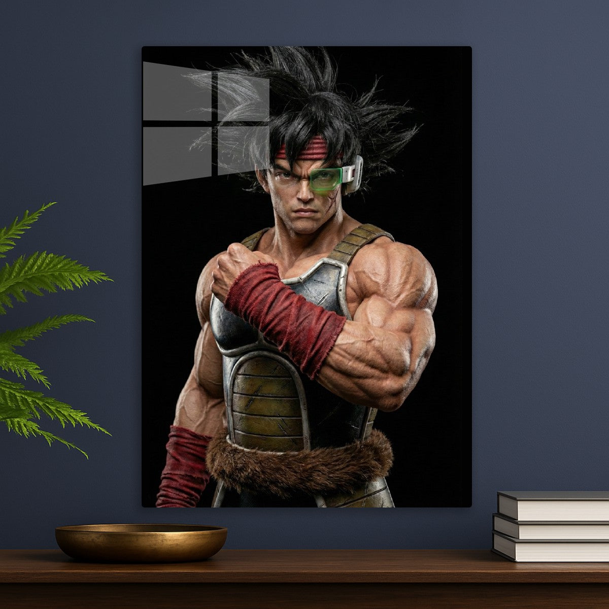 Bardock realistic portrait, Dragon ball