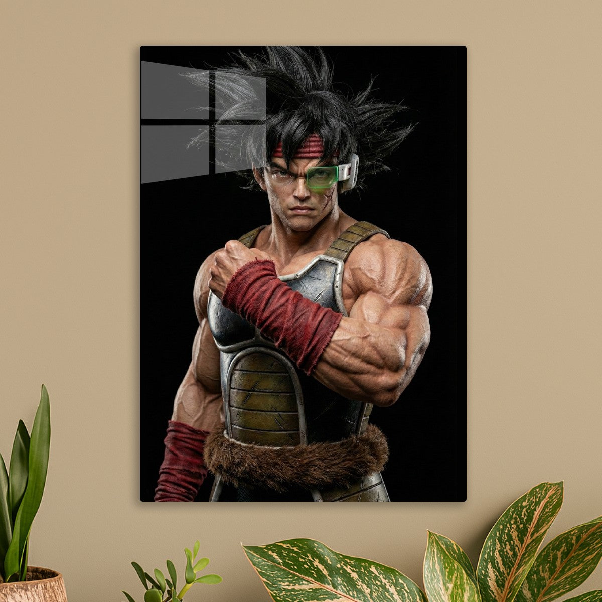 Bardock realistic portrait, Dragon ball