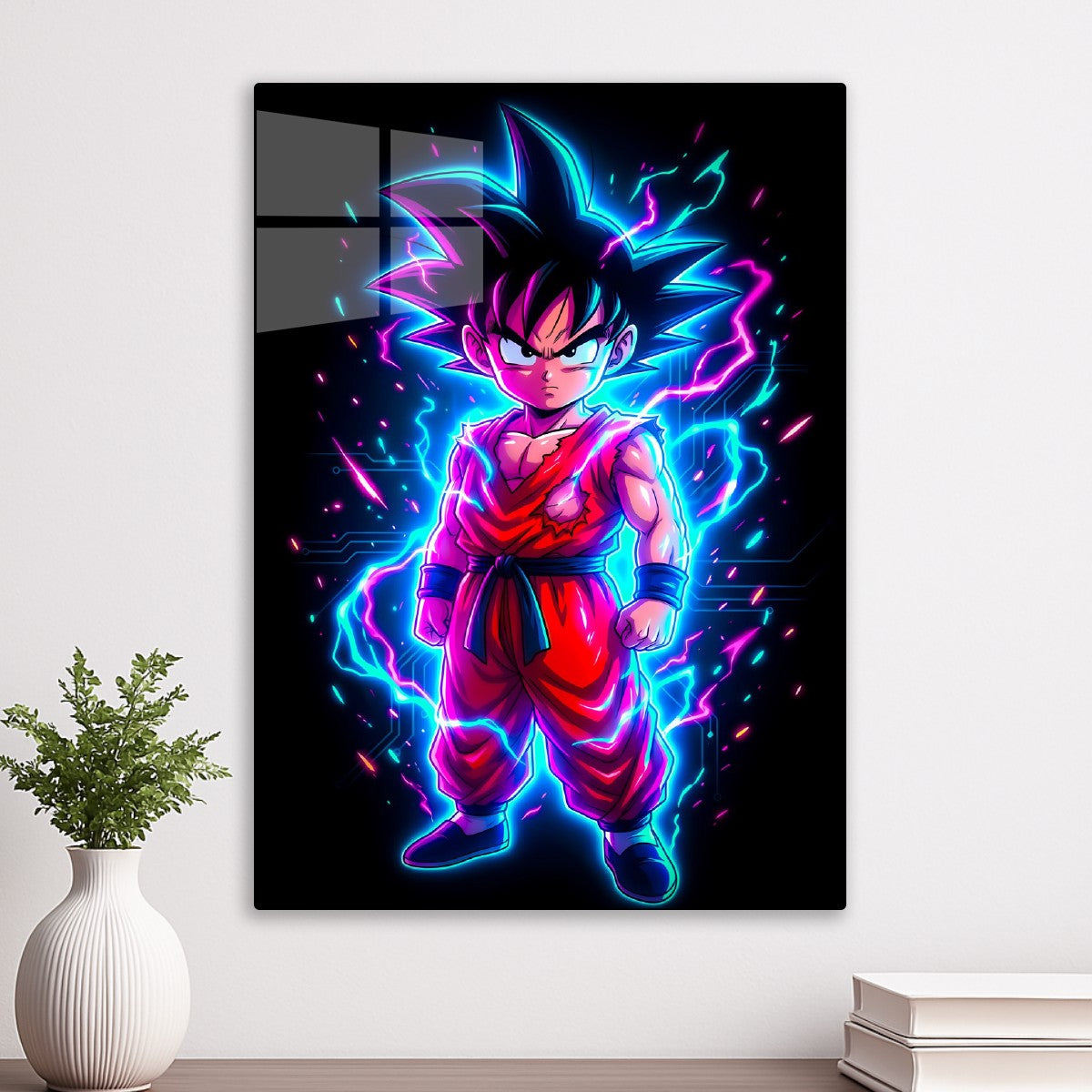 Kid Goku Neon Power, Dragon ball