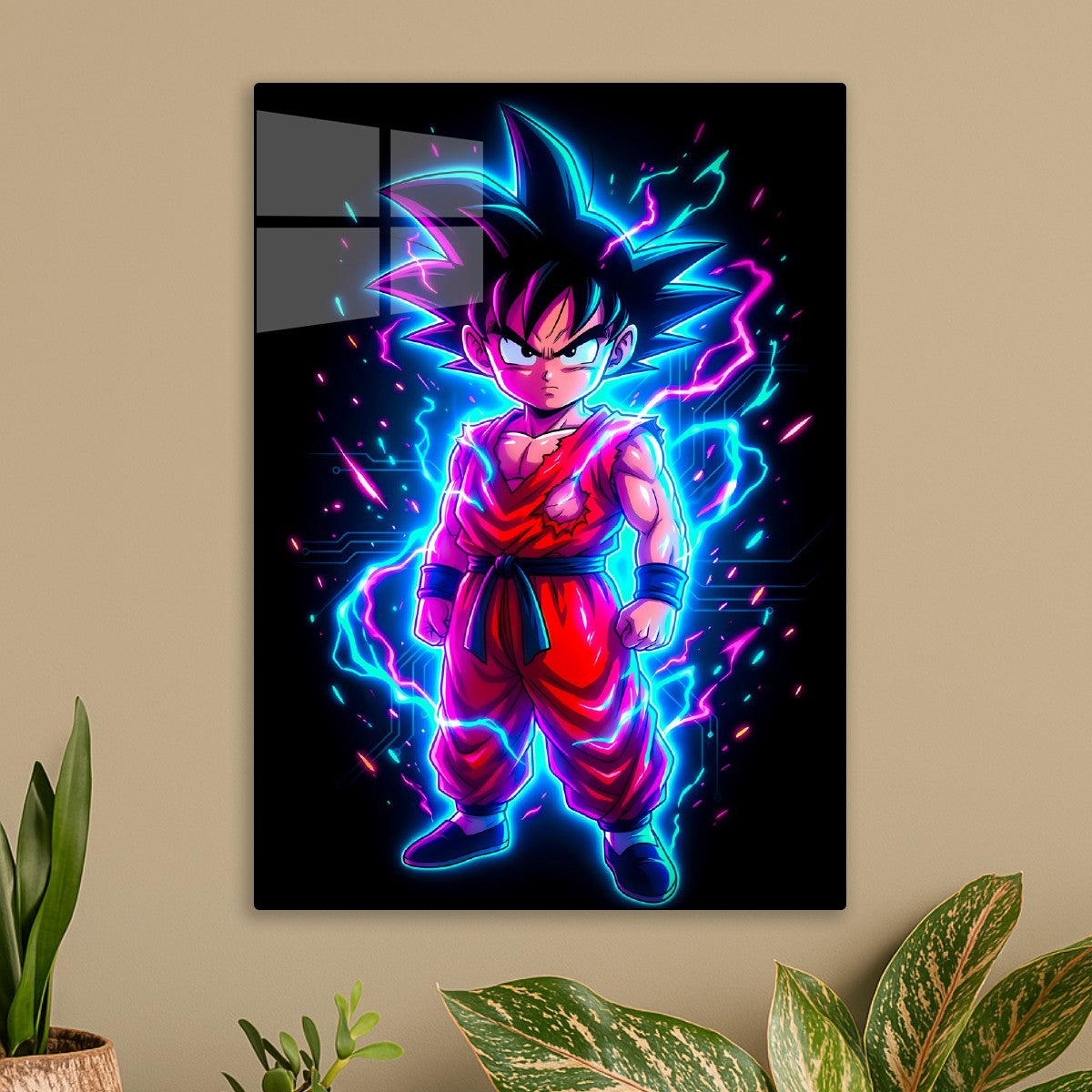 Kid Goku Neon Power, Dragon ball