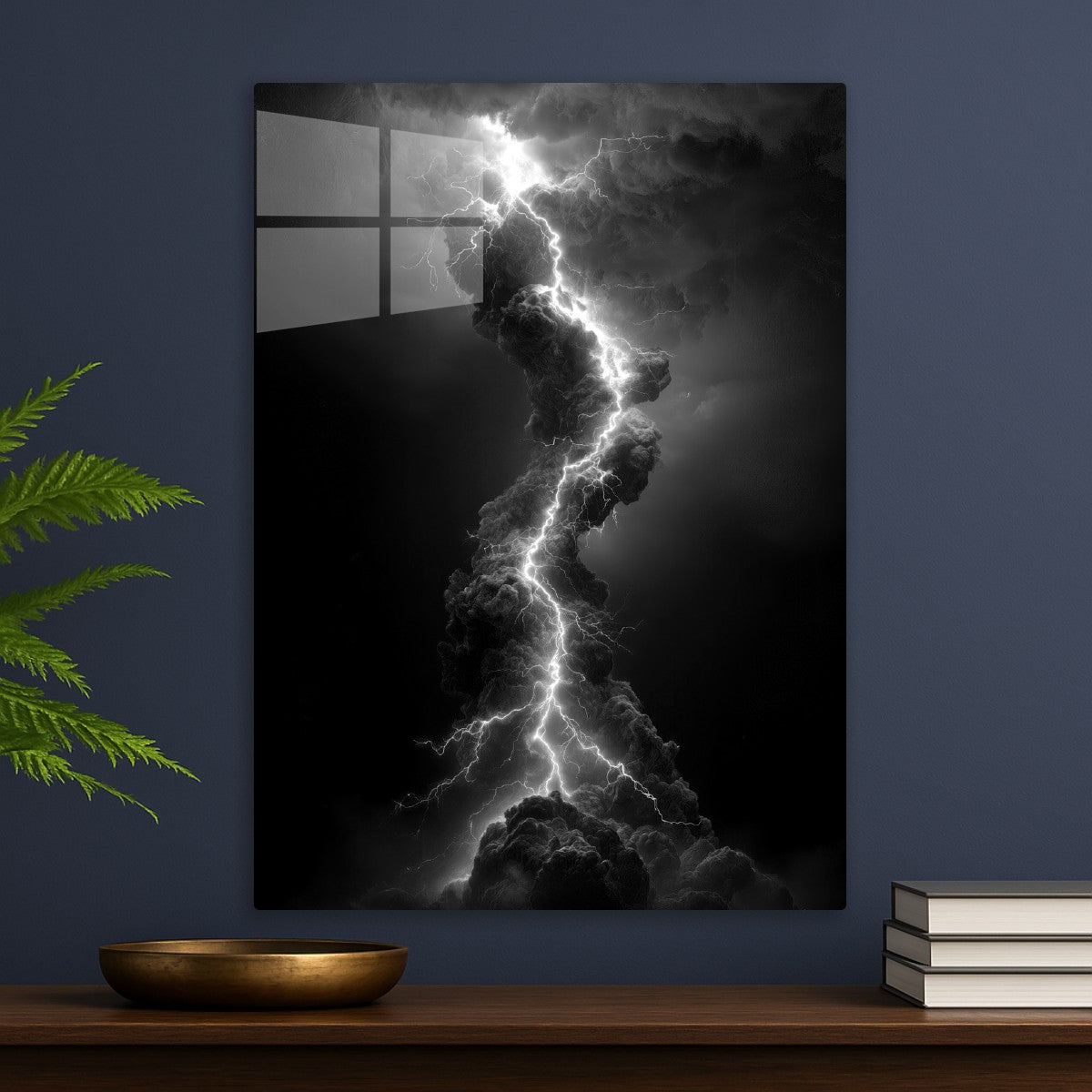 Lightning Strike Monochrome