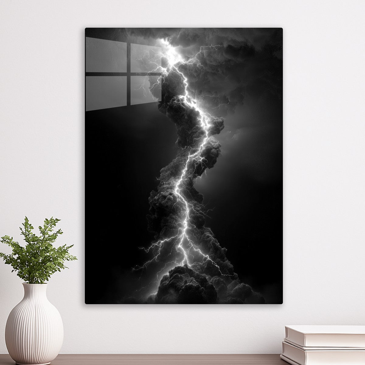 Lightning Strike Monochrome