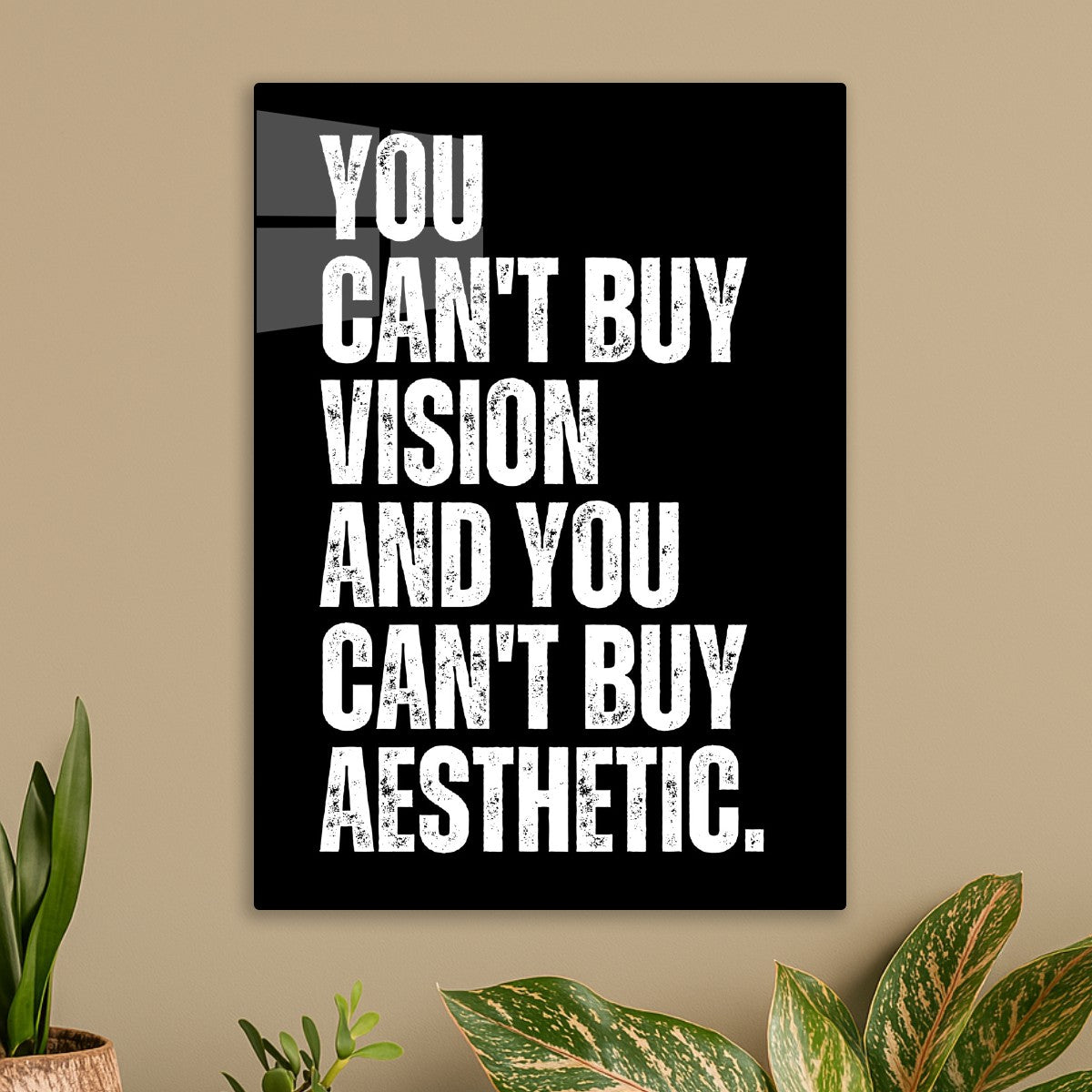 You can't buy vision