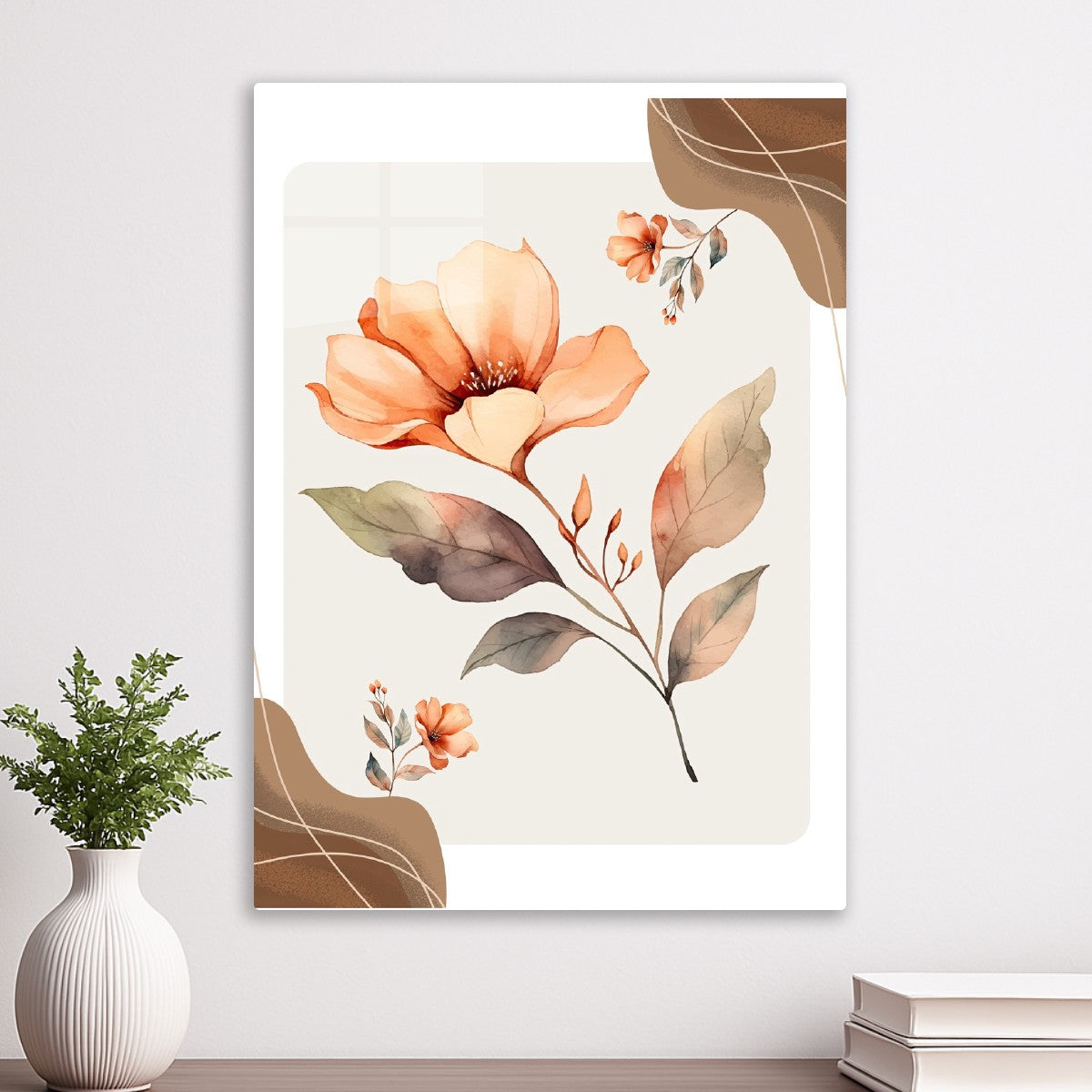 Elegant Watercolor Floral Comp