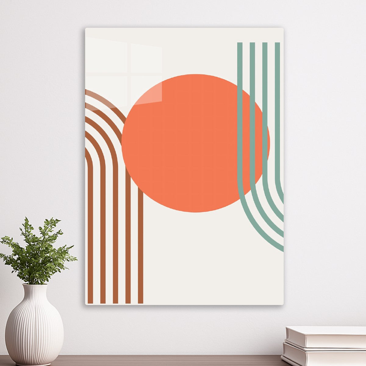 Retro Sun Abstract