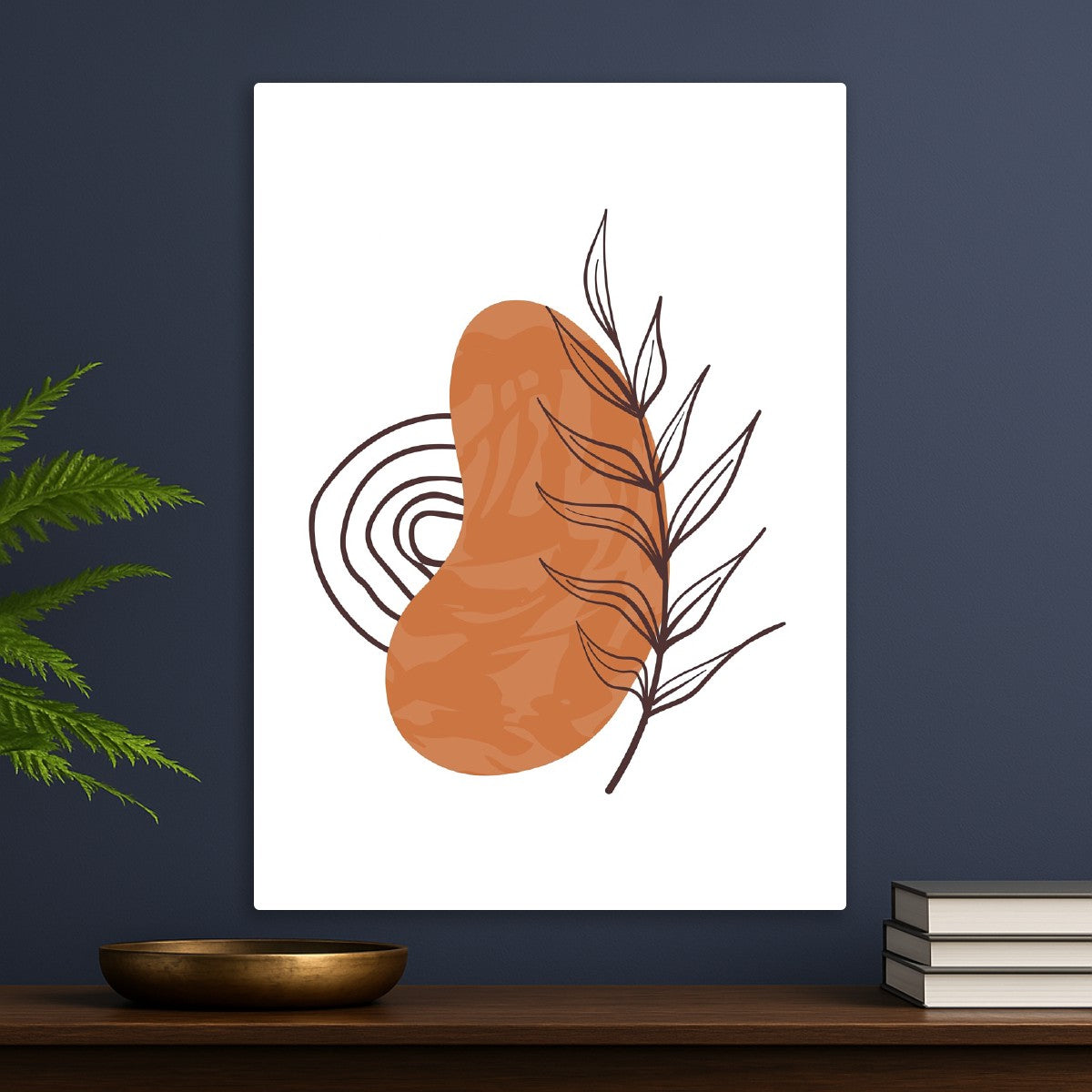 Abstract Botanical Line 