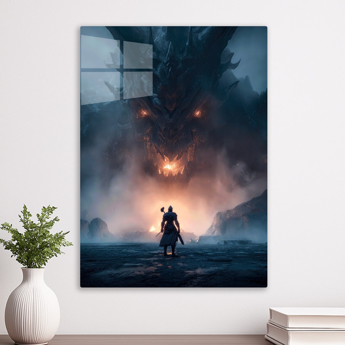 Medieval Warrior Stands Alone