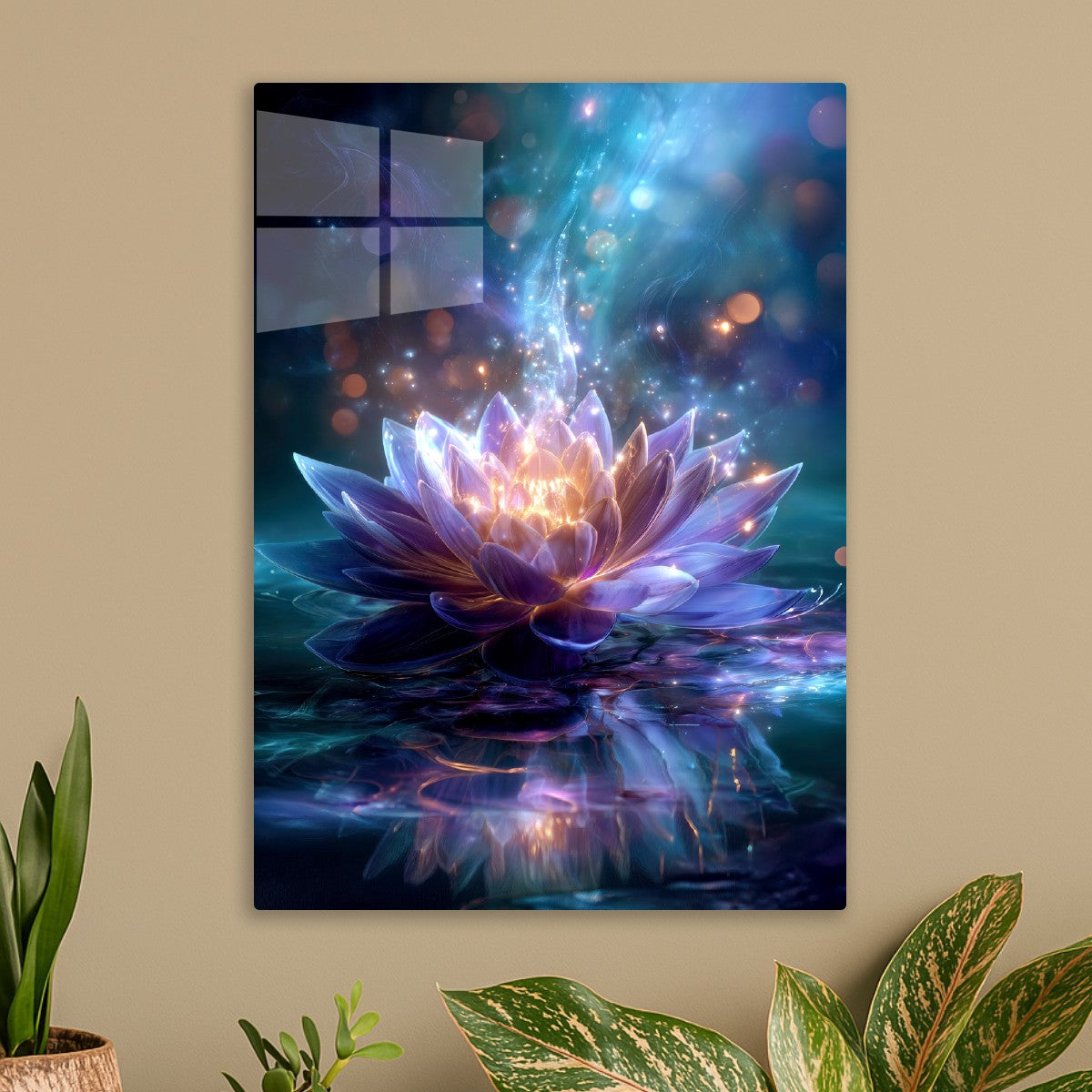 Blooming Glowing Lotus