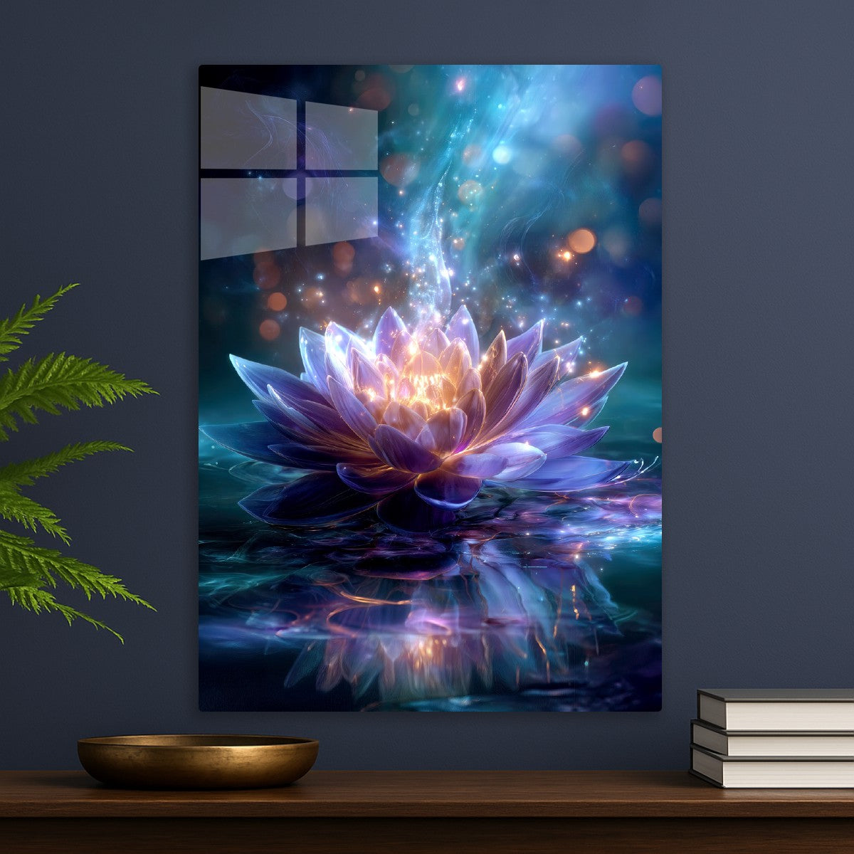 Blooming Glowing Lotus