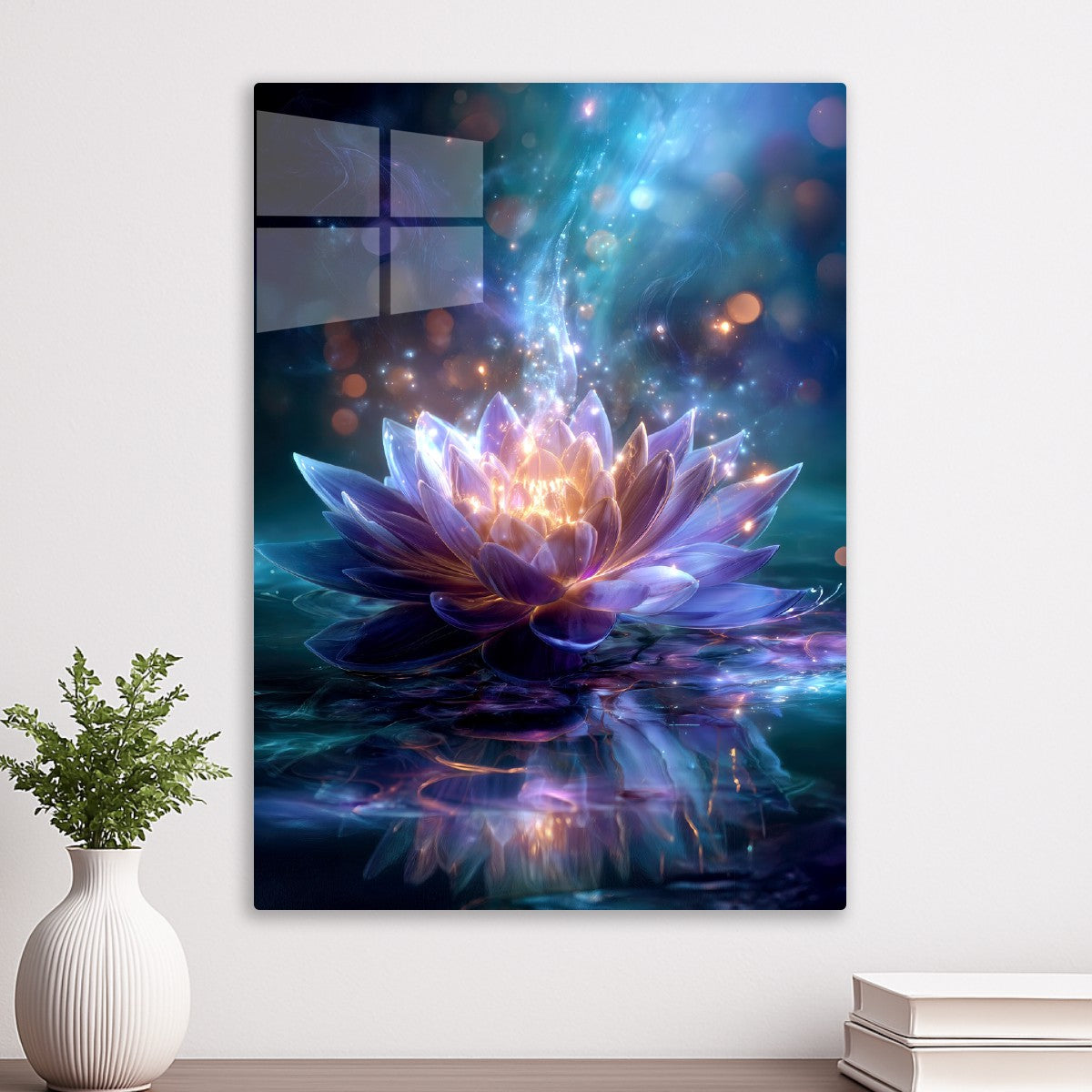 Blooming Glowing Lotus