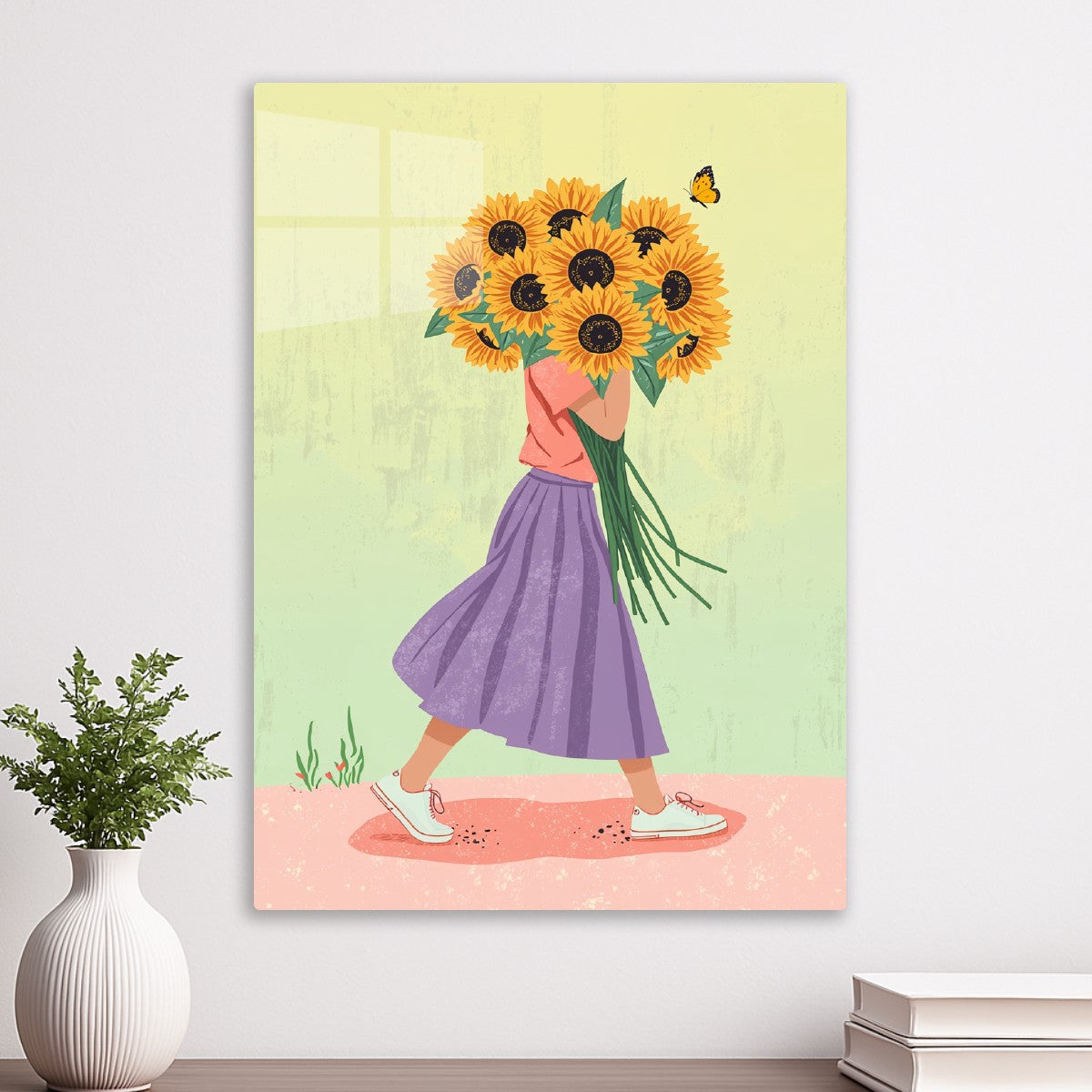 Walking sunflowers