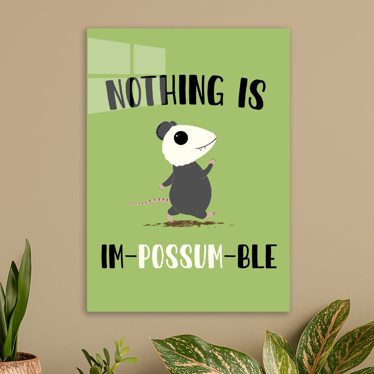 Nothing is im-possum-ble