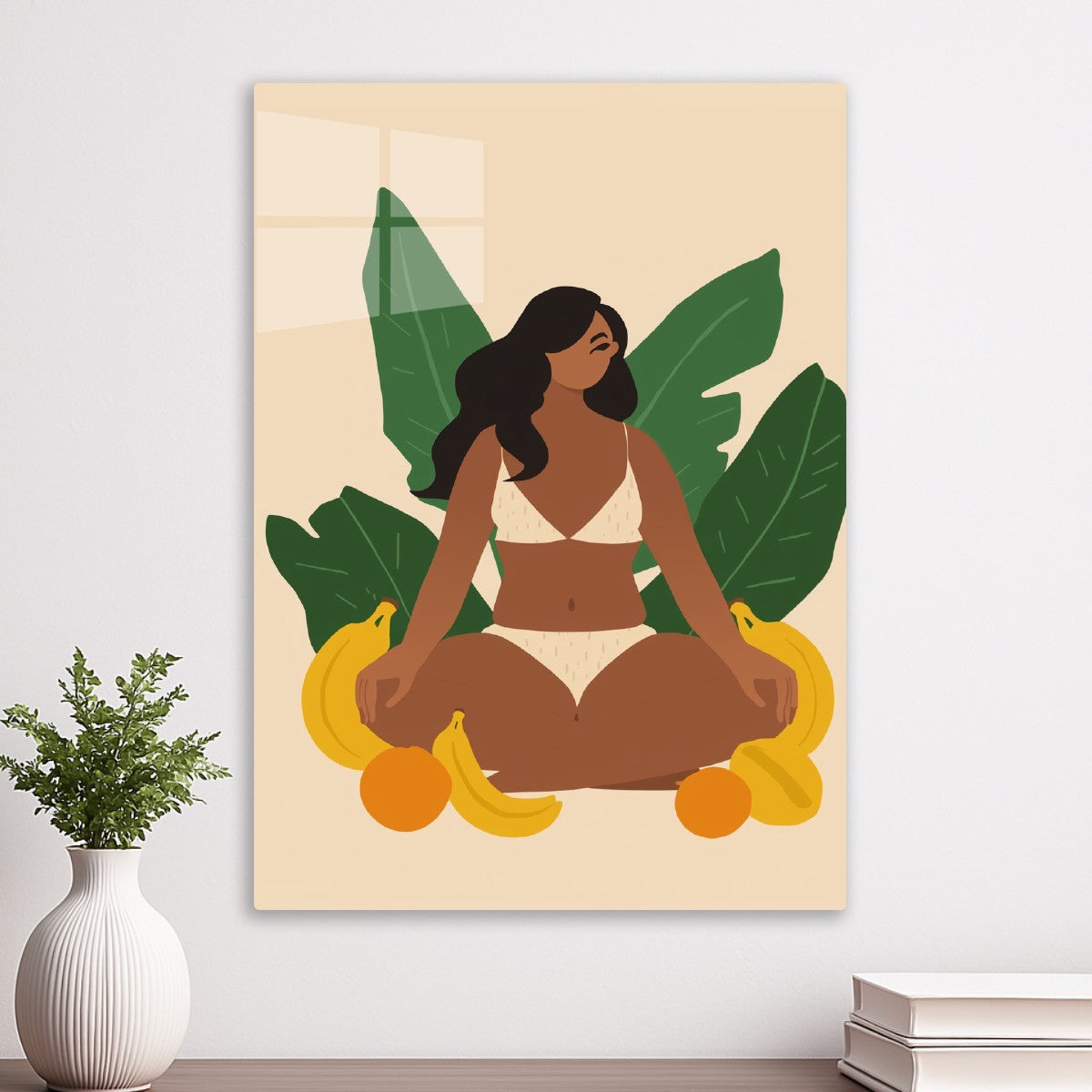 Meditation with fruit