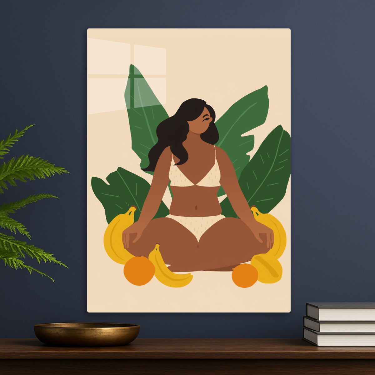 Meditation with fruit