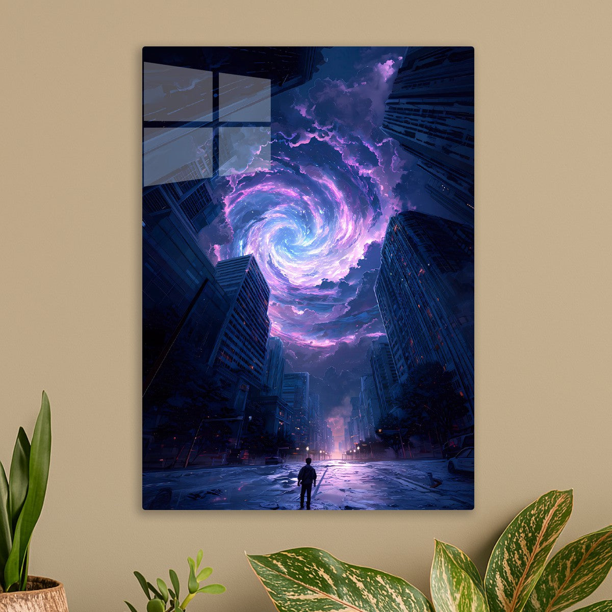 Vortex Cosmic Space Cityscape 