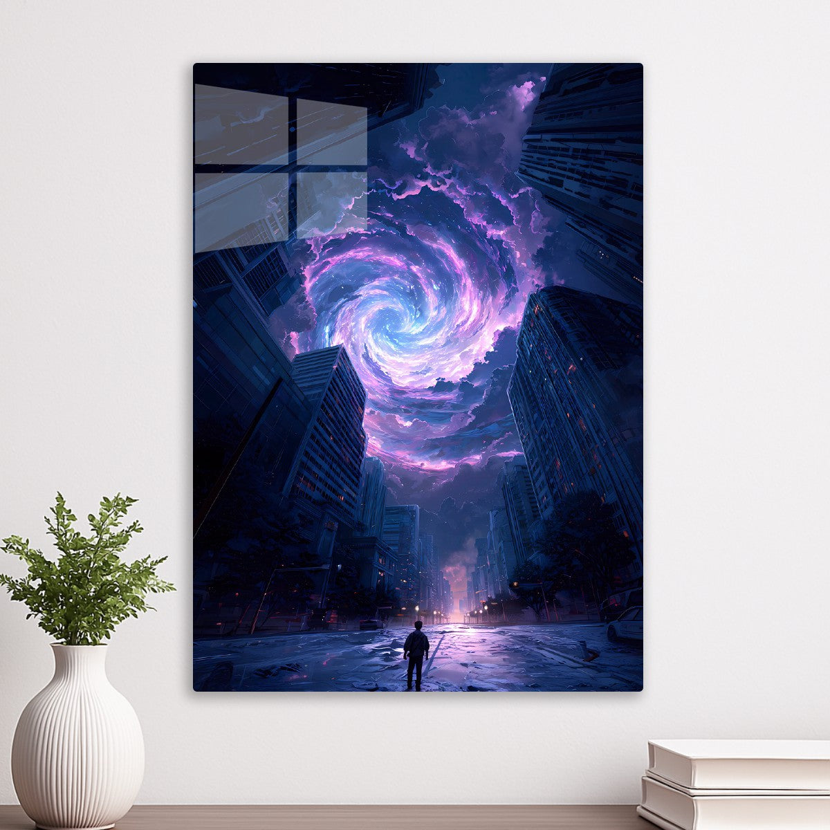 Vortex Cosmic Space Cityscape 