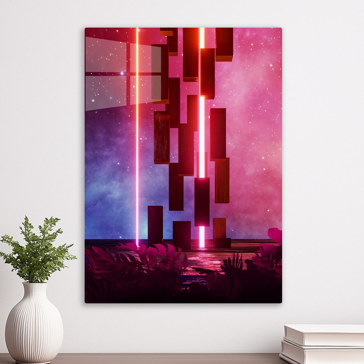 Neon landscape: Stargate