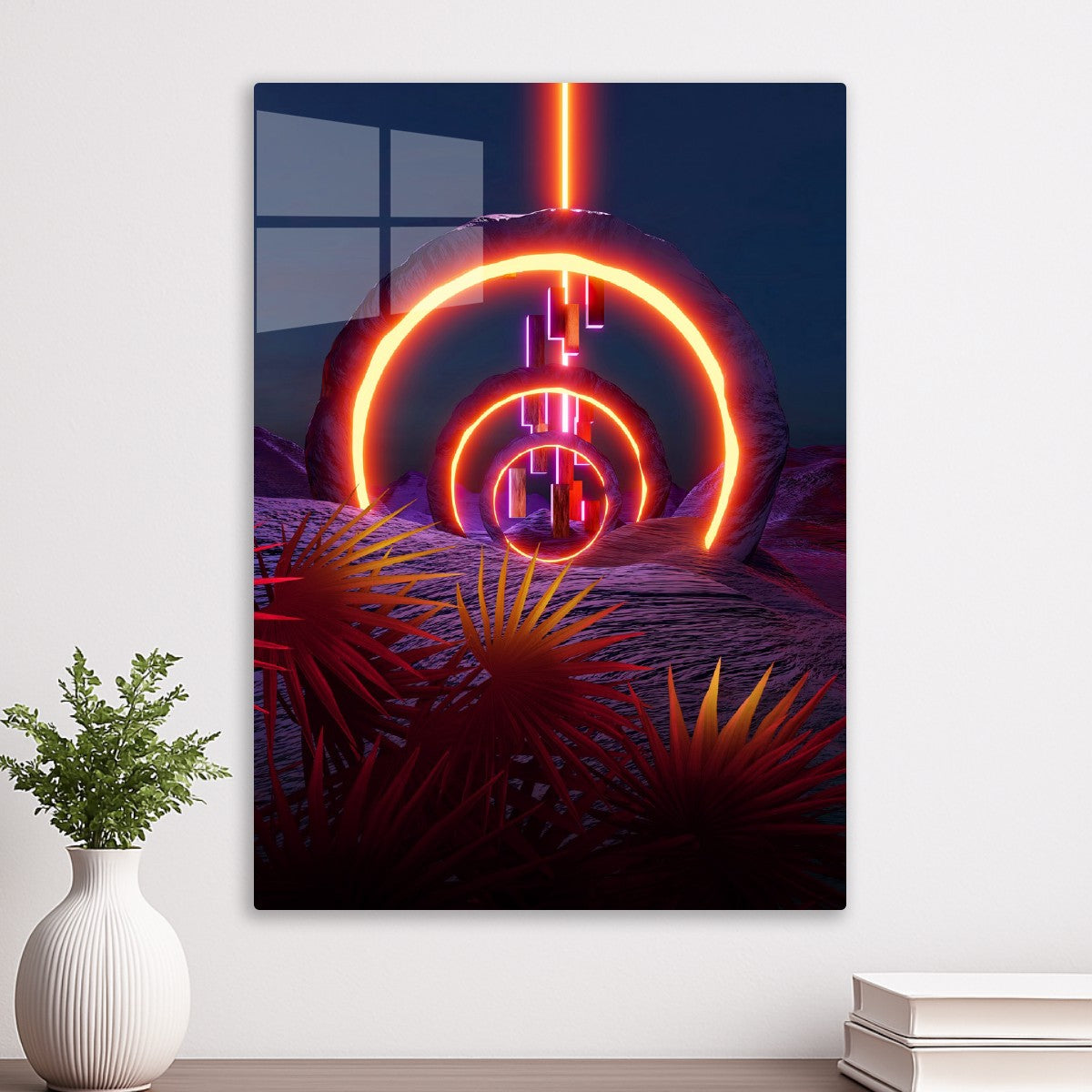 Neon landscape: Stargate