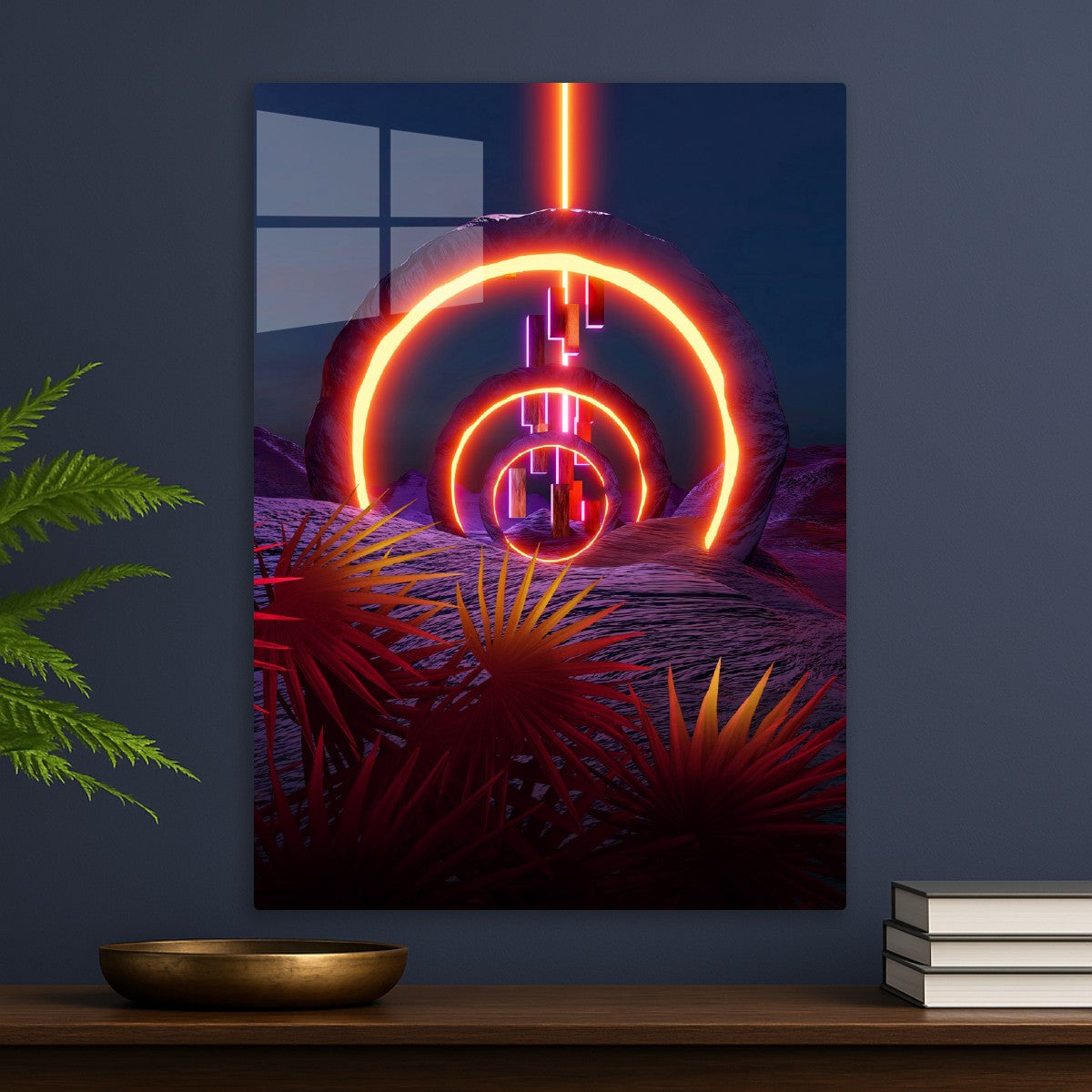 Neon landscape: Stargate