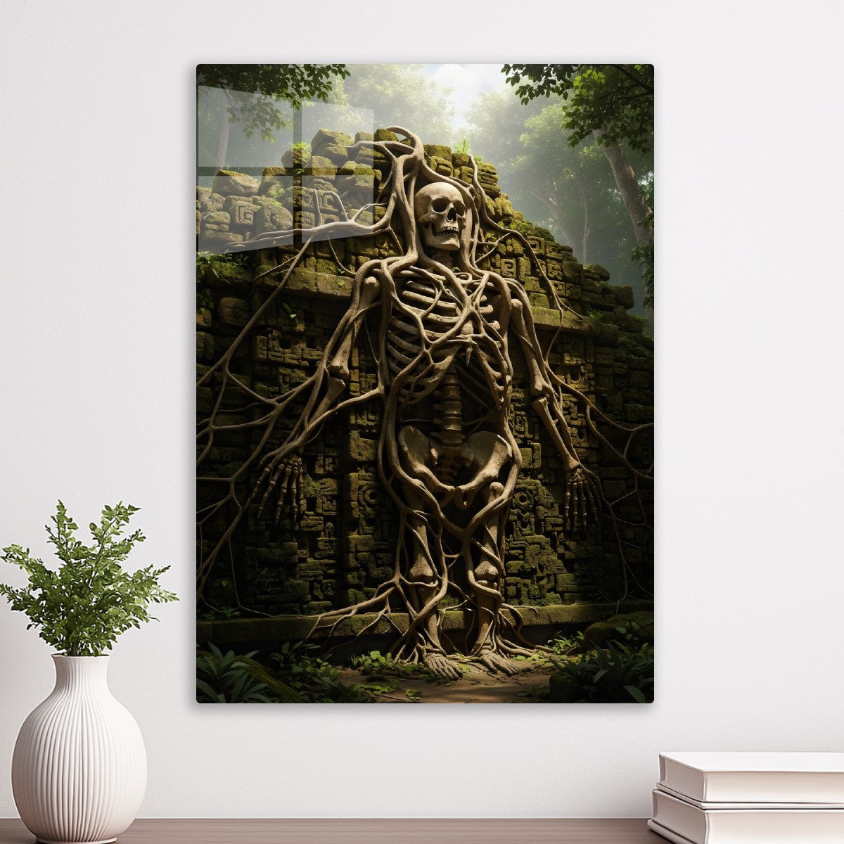 Ancient Jungle Ruins Skeleton 