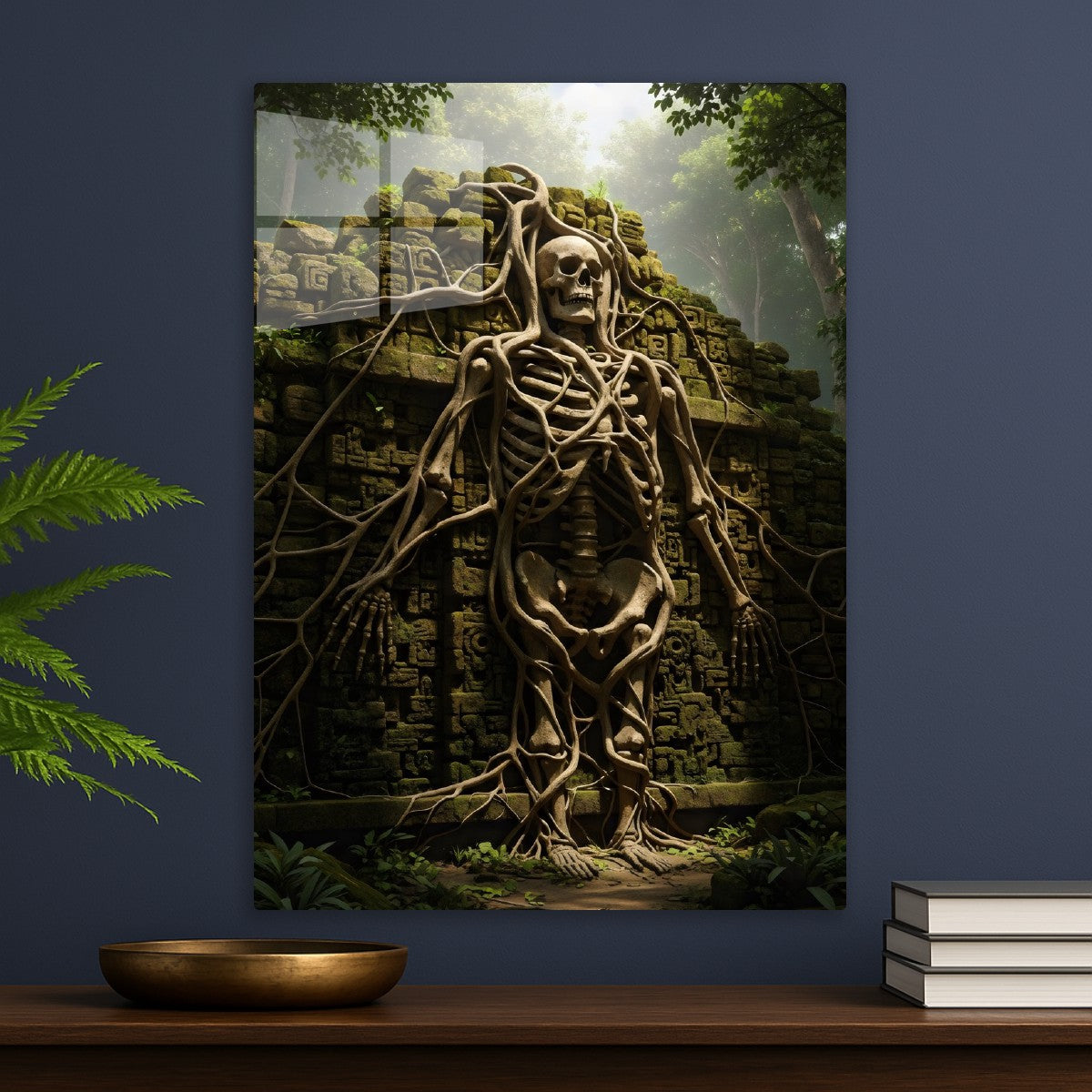 Ancient Jungle Ruins Skeleton 