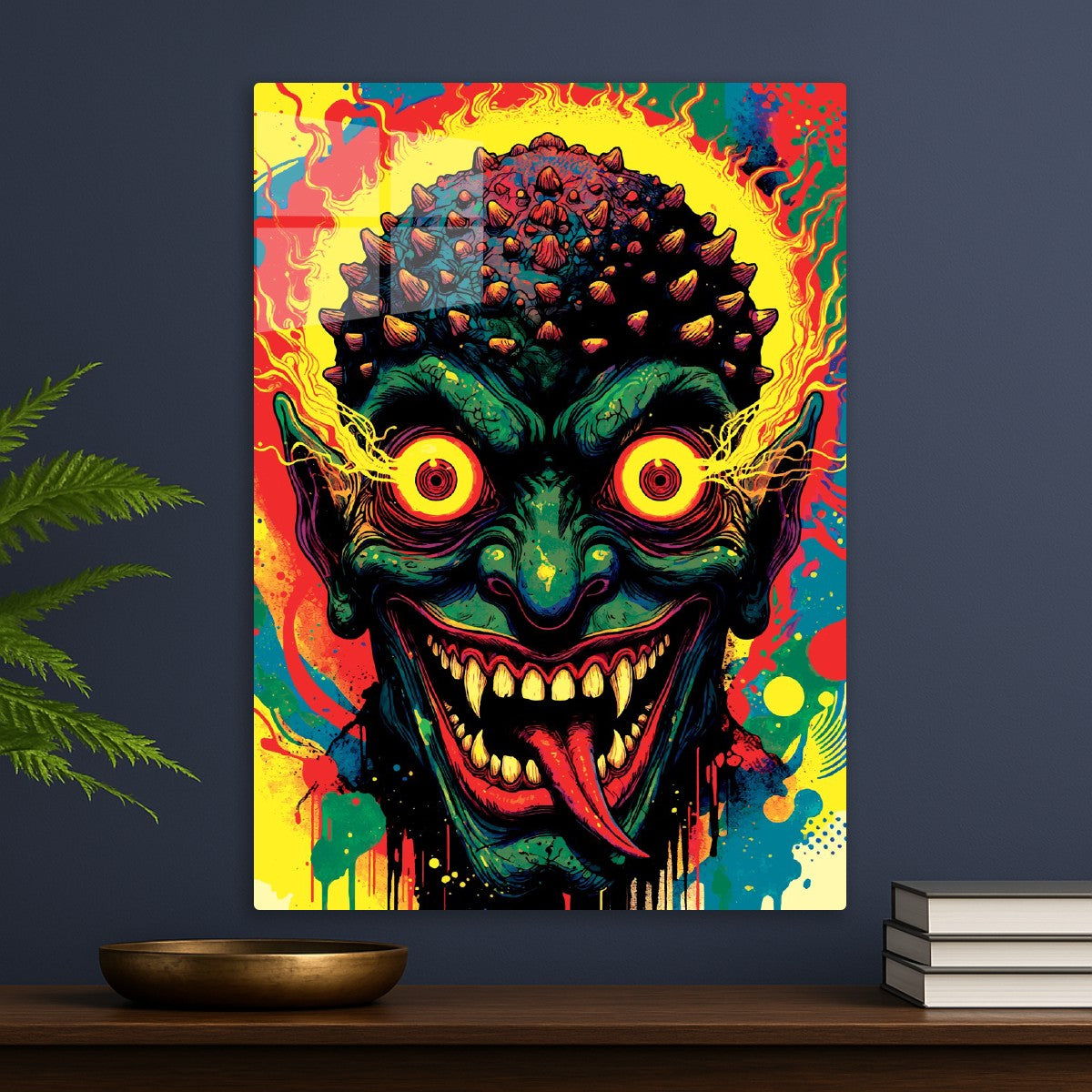  psychedelic pop art monster
