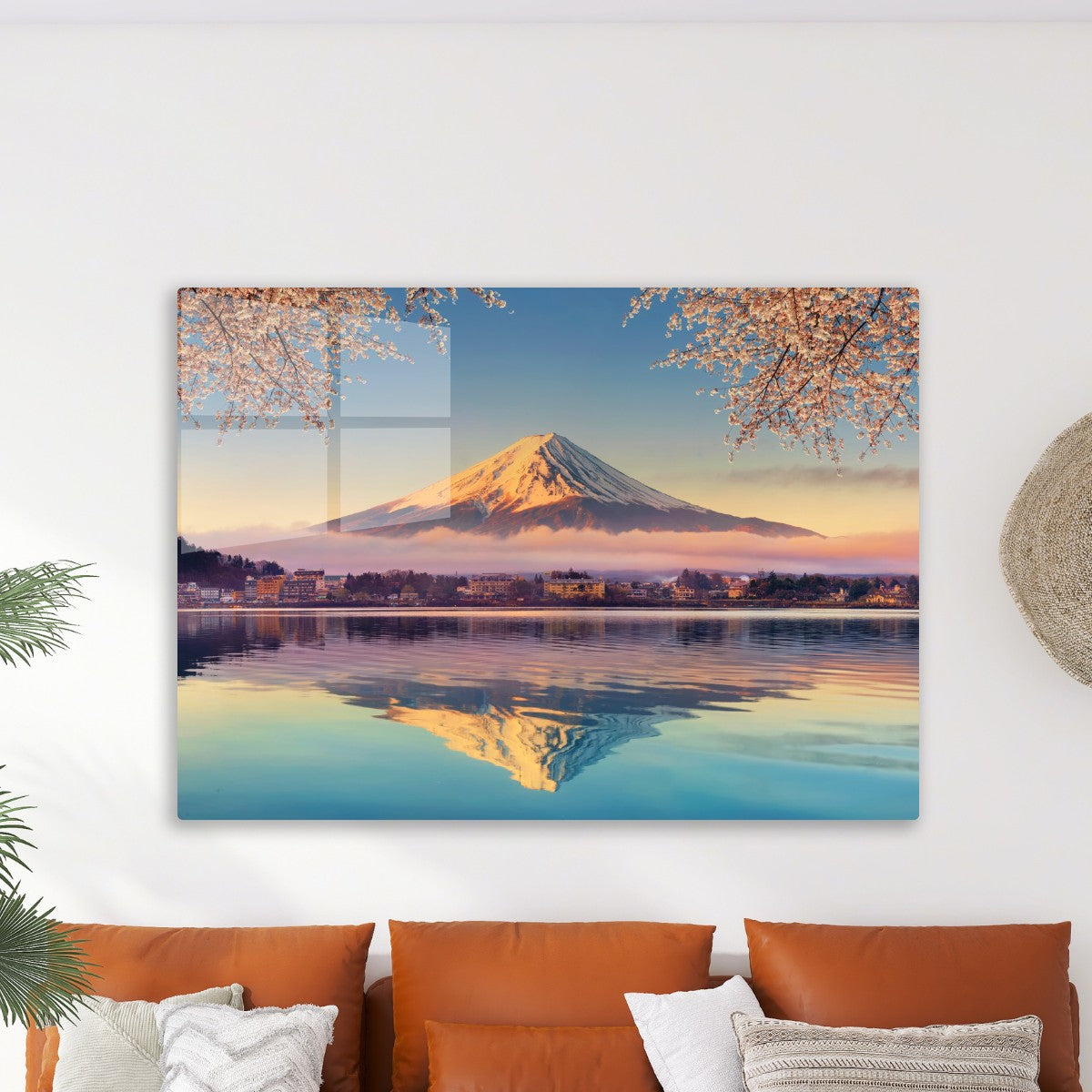 fuji mount reflection japan