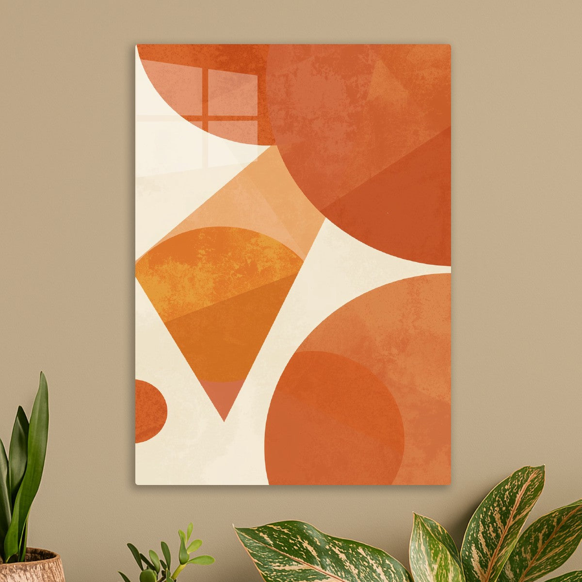 Abstract Orange Shapes