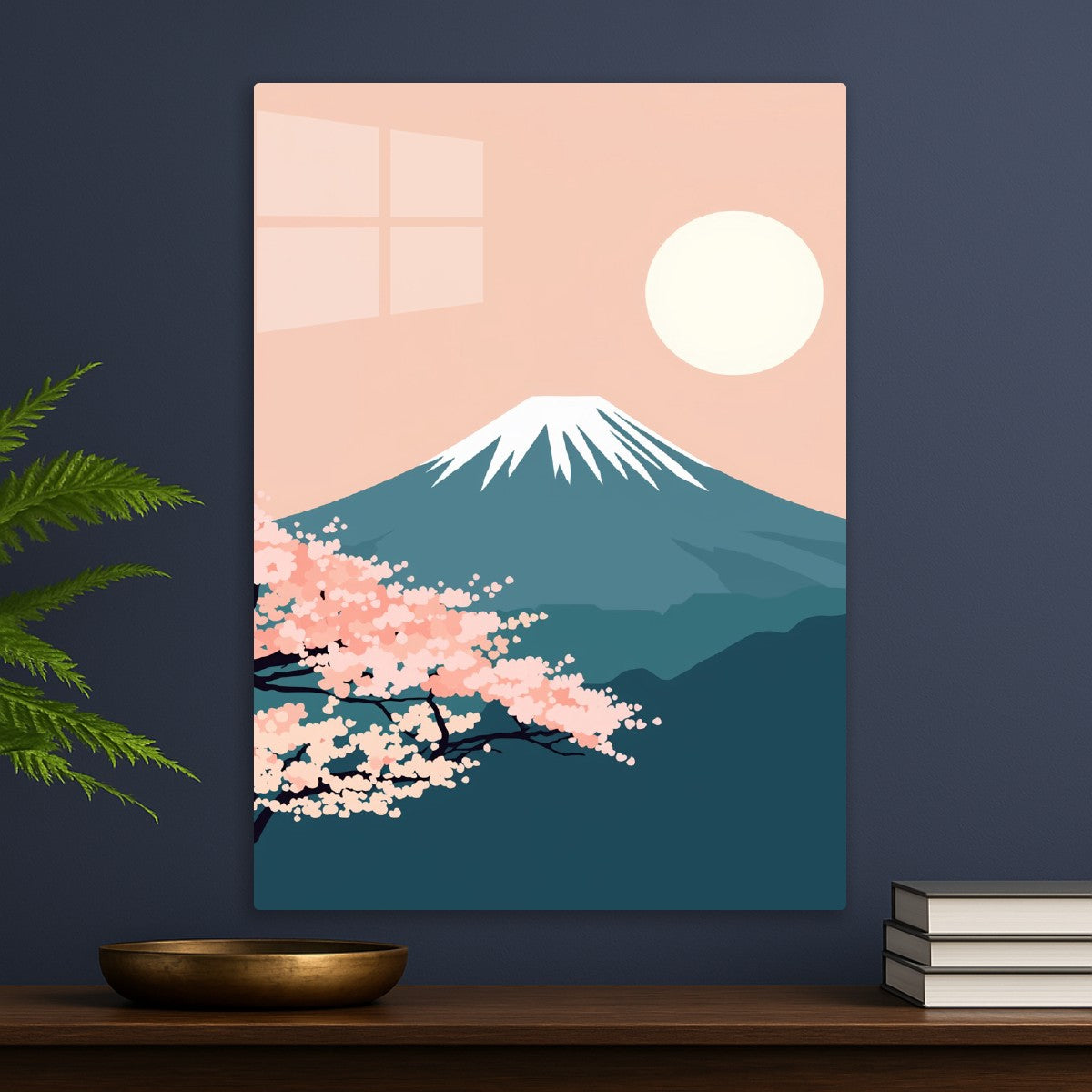 Japanese sakura landscape