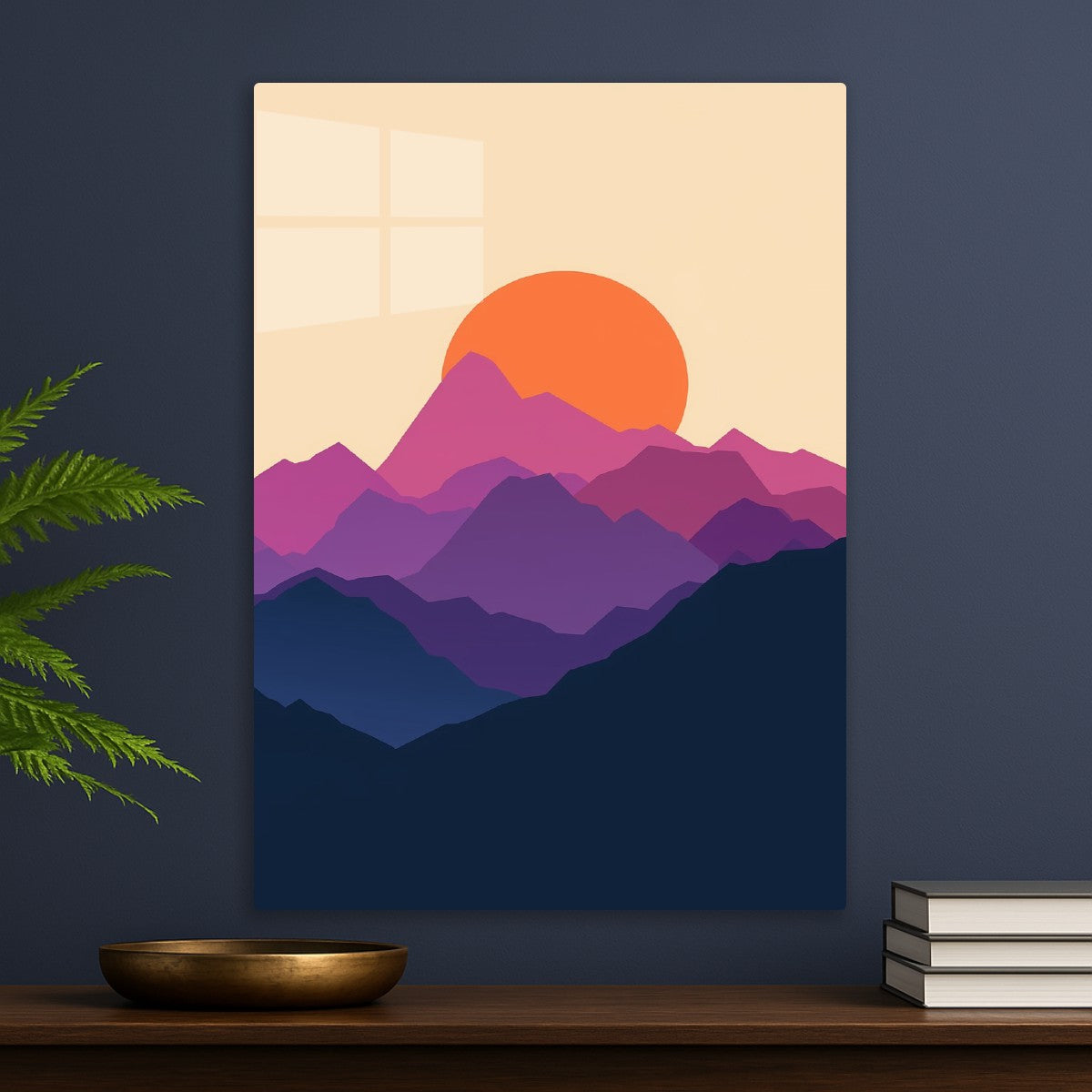 Red Sun Mountain landscape