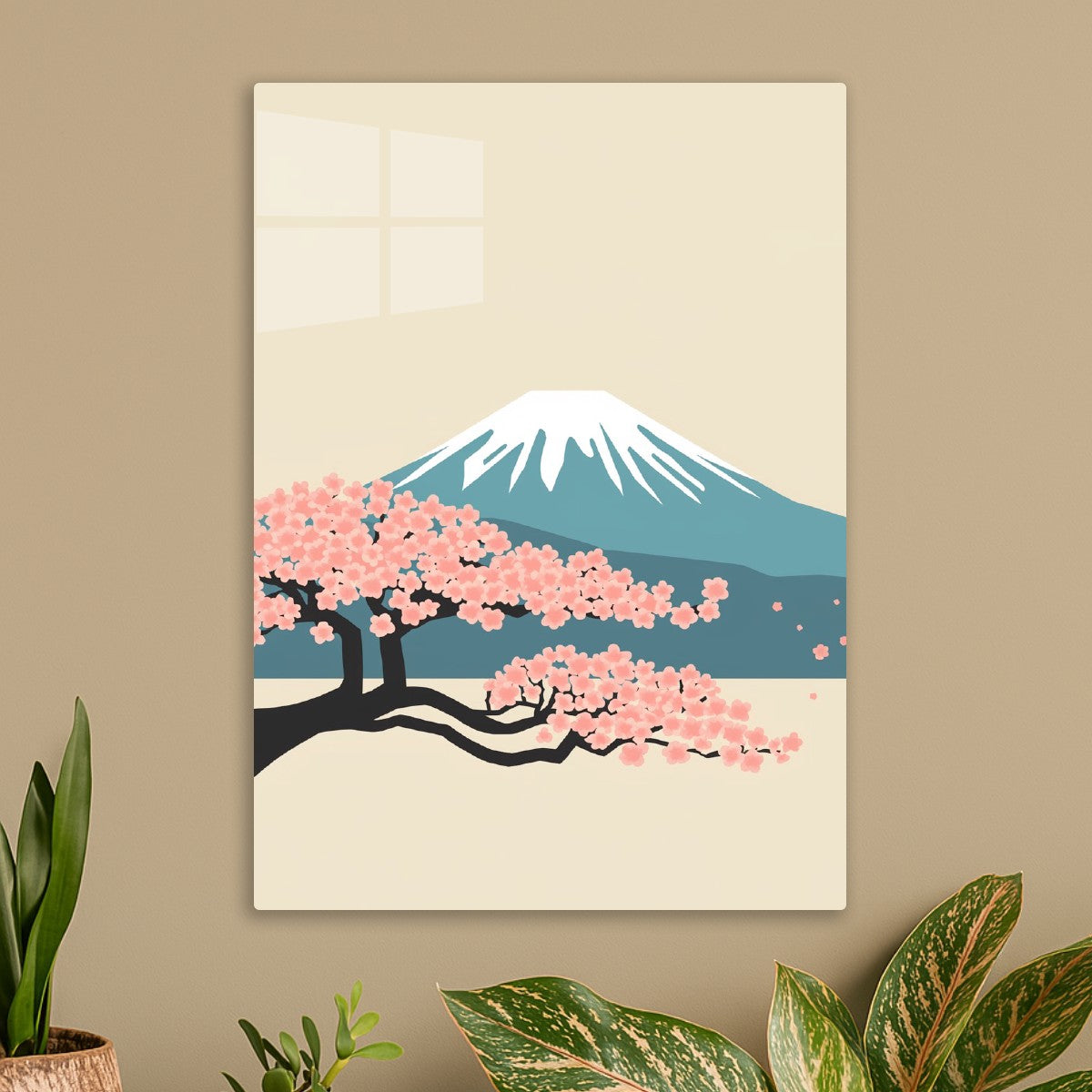 Mount fuji cherry blossom