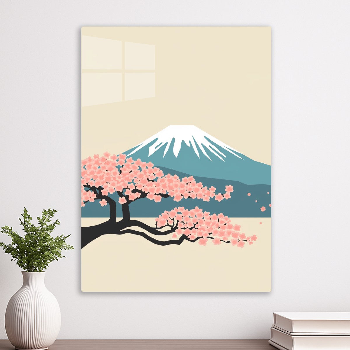 Mount fuji cherry blossom