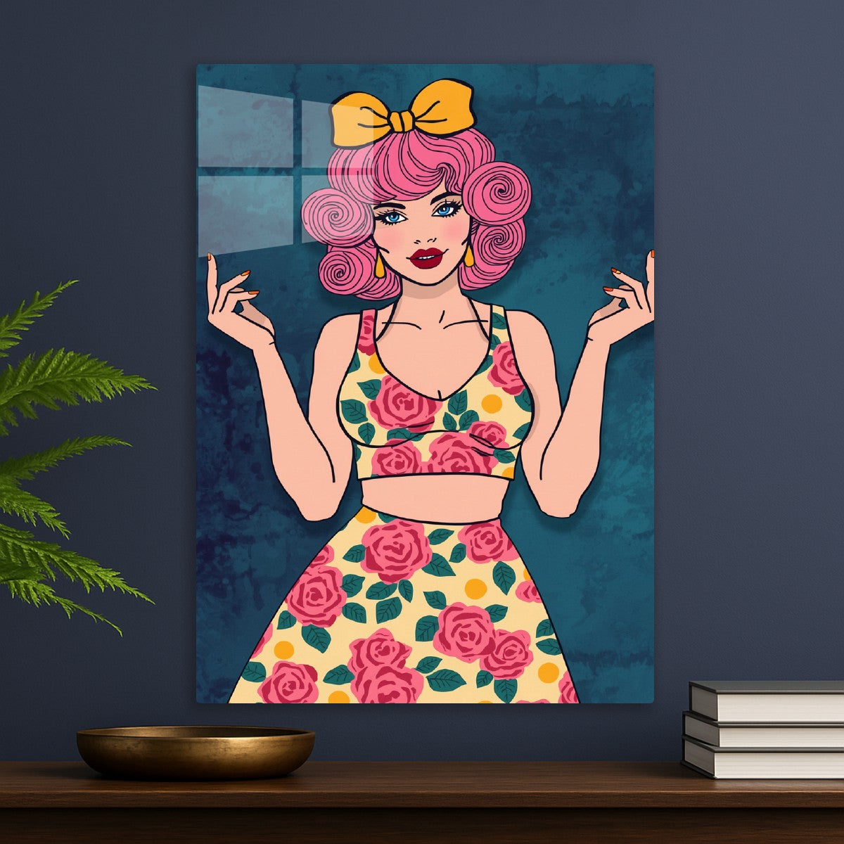 Retro Pop Pin-Up Girl