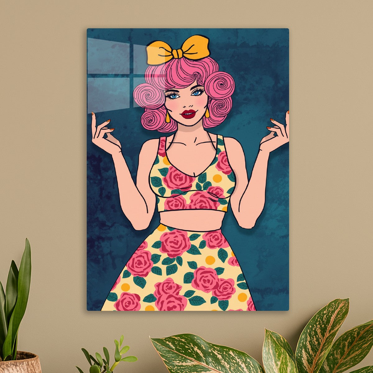 Retro Pop Pin-Up Girl