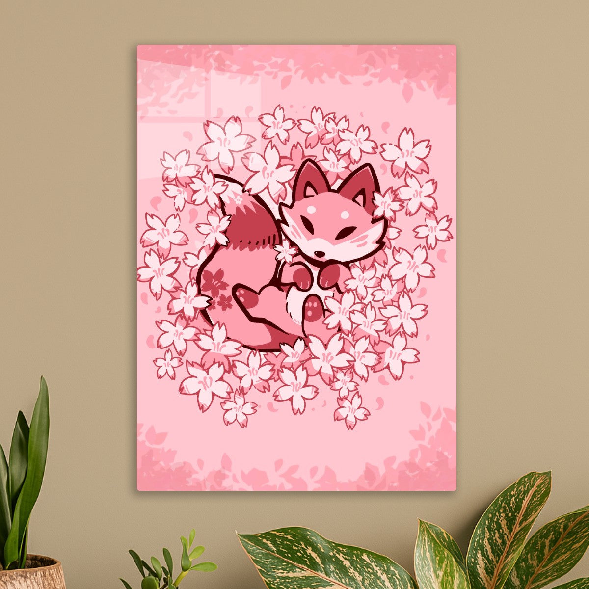 Cherry Blossom Fox